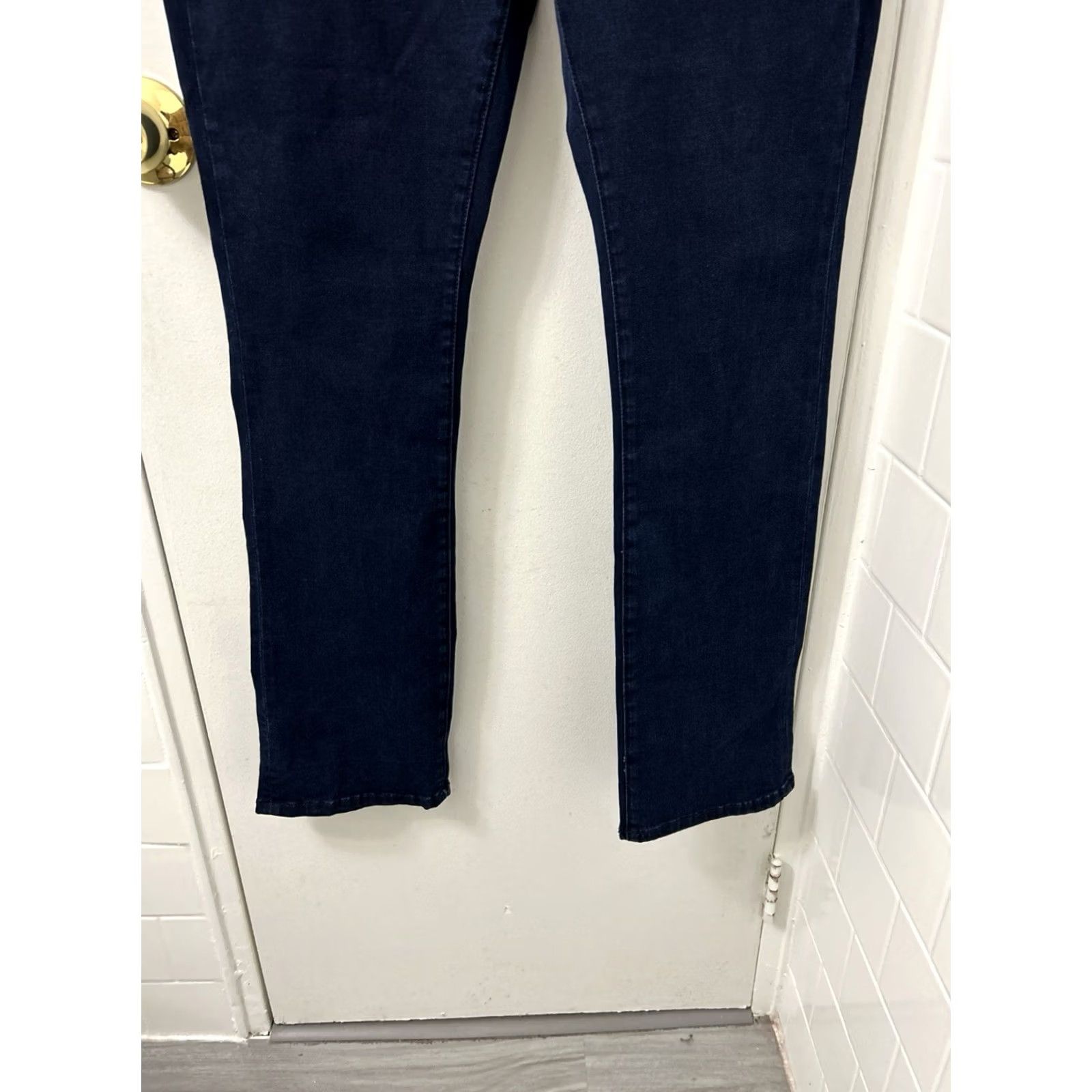 Vintage Lola Jeans Womens 34x32 Blue Rebecca High Rise Straight Denim YKK Pockets Size 24" / US 00 / IT 34 - 3 Thumbnail