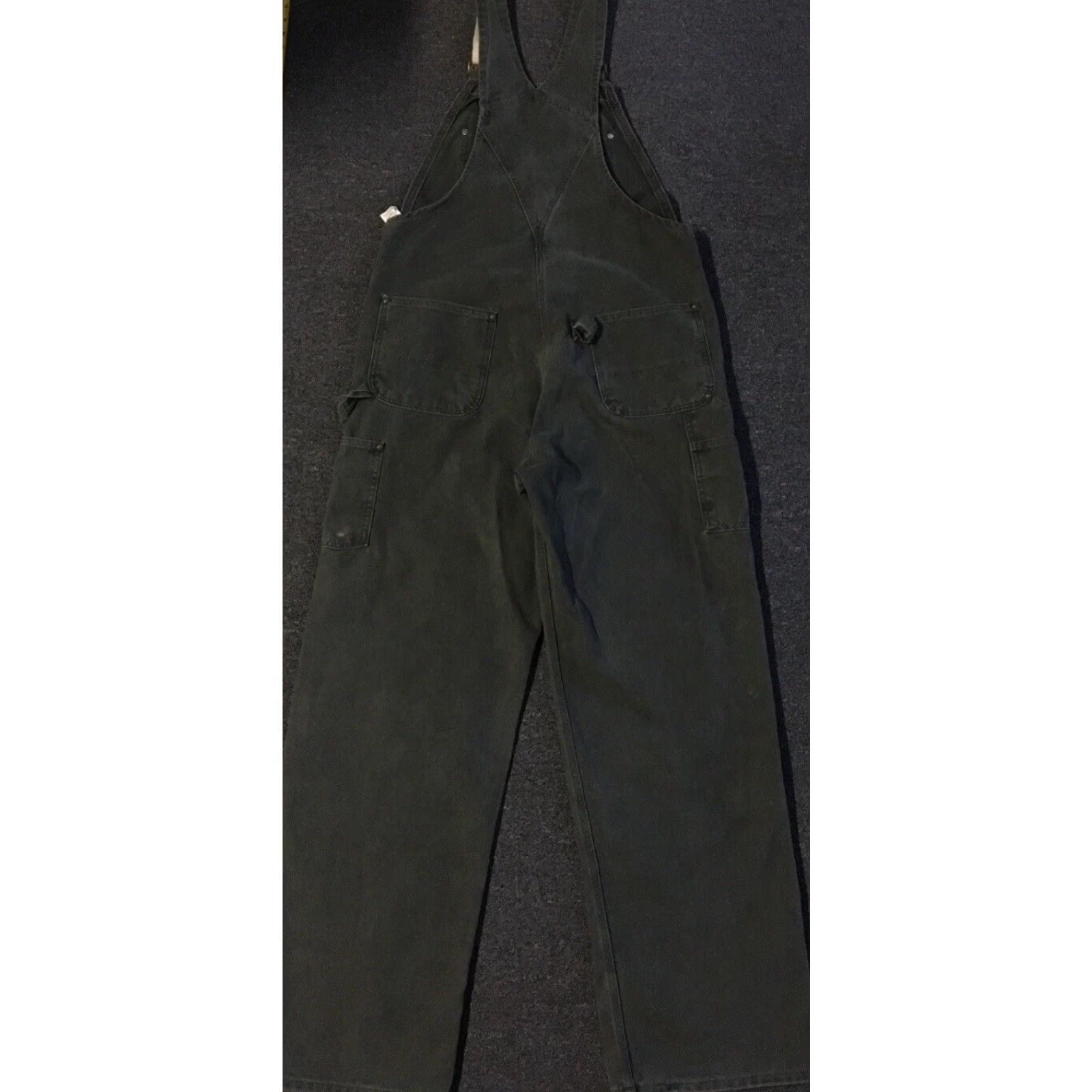 Carhartt Vtg Carhartt Faded Overalls 36 USA Grunge Trucker Biker Punk 80s 90s WIP Skate Size US 36 / EU 52 - 6 Thumbnail