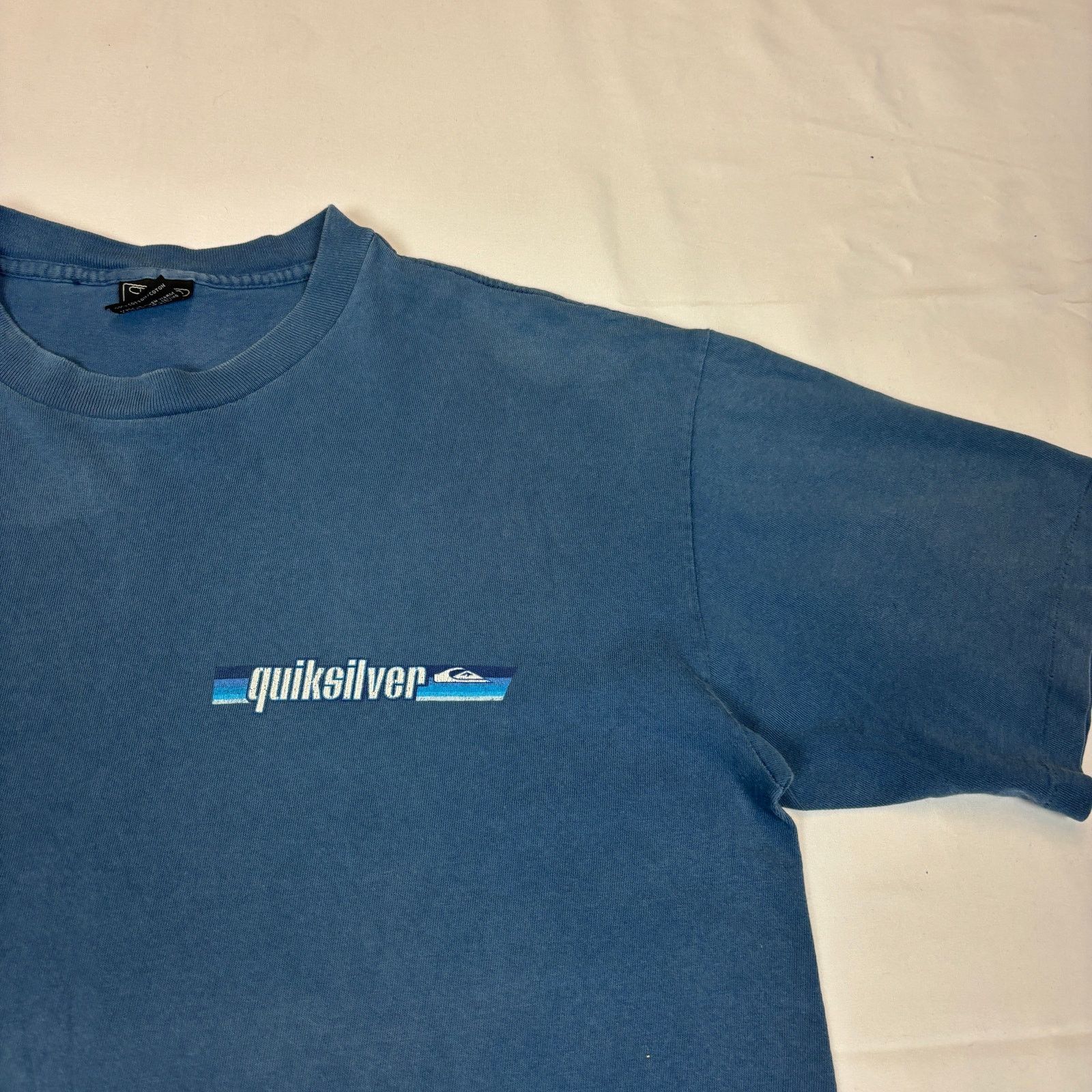 Quiksilver Vintage 90s Quiksilver Tee Shirt Men's Large Surf Big Logo Size US L / EU 52-54 / 3 - 2 Thumbnail