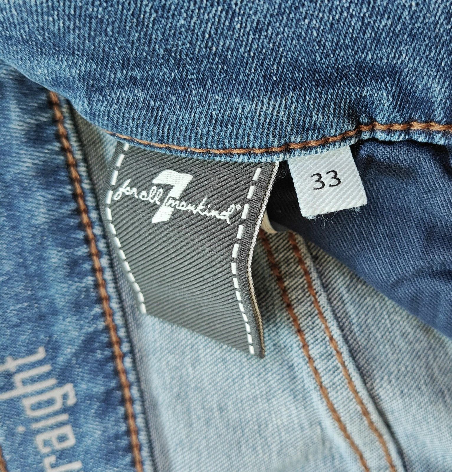 7 For All Mankind 7 For All ManKind The Straight Dayton Jeans T / 6047 Size US 33 - 7 Thumbnail