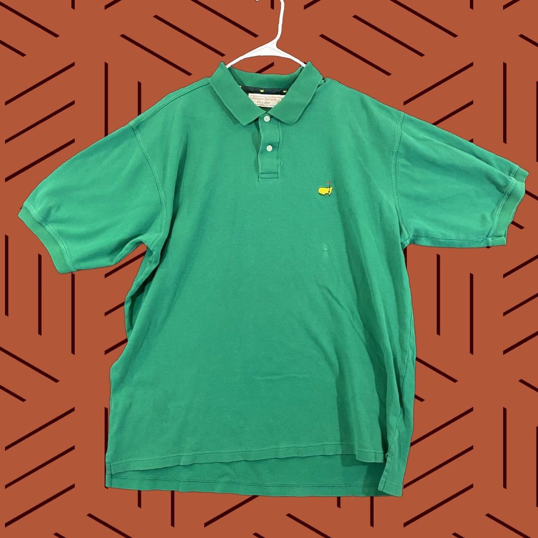 Vintage VINTAGE Slazenger Augusta Polo Shirt Mens XL Green Masters Golf Short Sleeve Shirt Size US XL / EU 56 / 4 - 1 Thumbnail