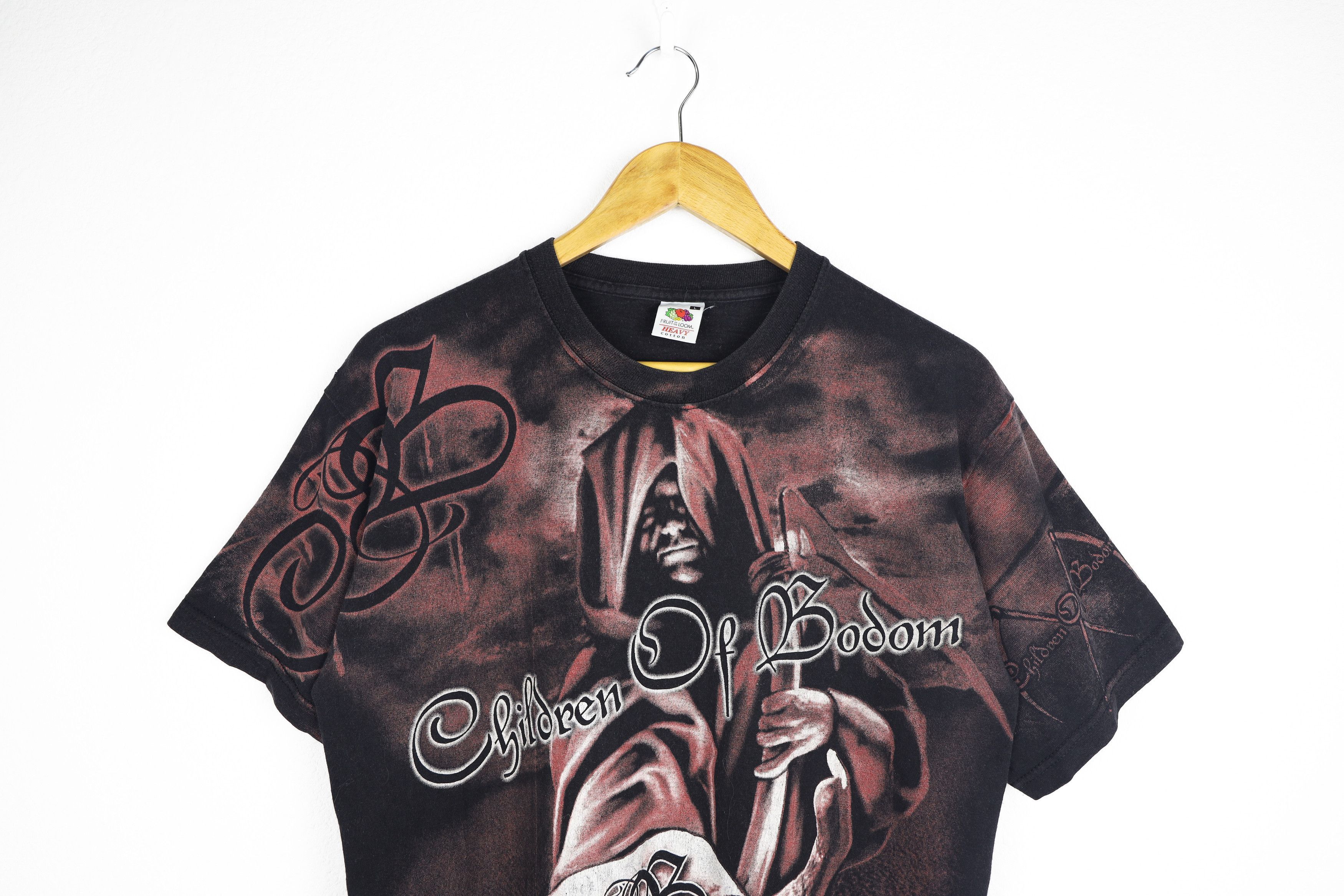 Band Tees Vintage Children of Bodom All Over Print Graphic Tee T-shirt Size US L / EU 52-54 / 3 - 2 Thumbnail