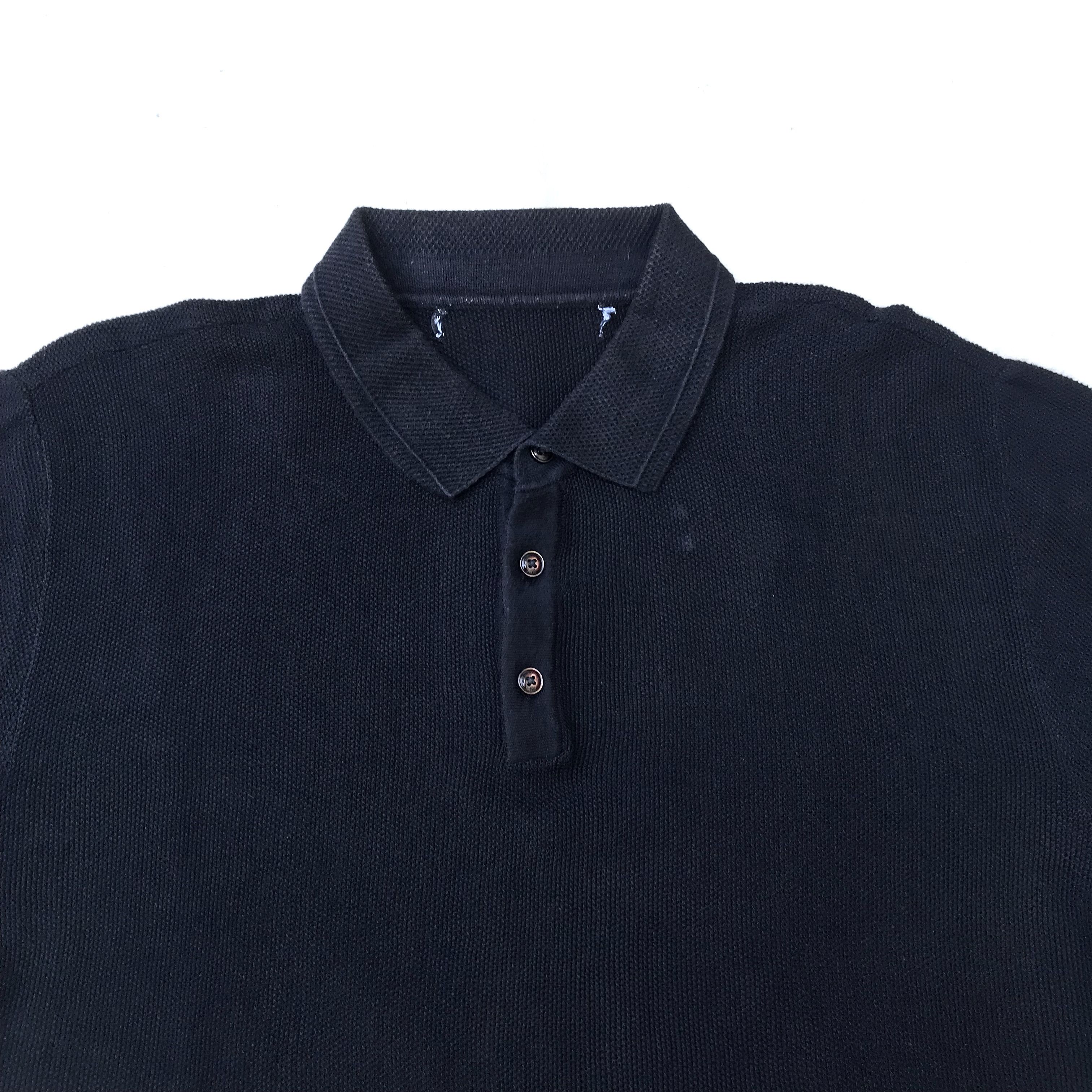 Jean-Michel Basquiat × Vintage Jean Michel Basquiat Jmb Black Polo Knitwear Size US M / EU 48-50 / 2 - 6 Thumbnail