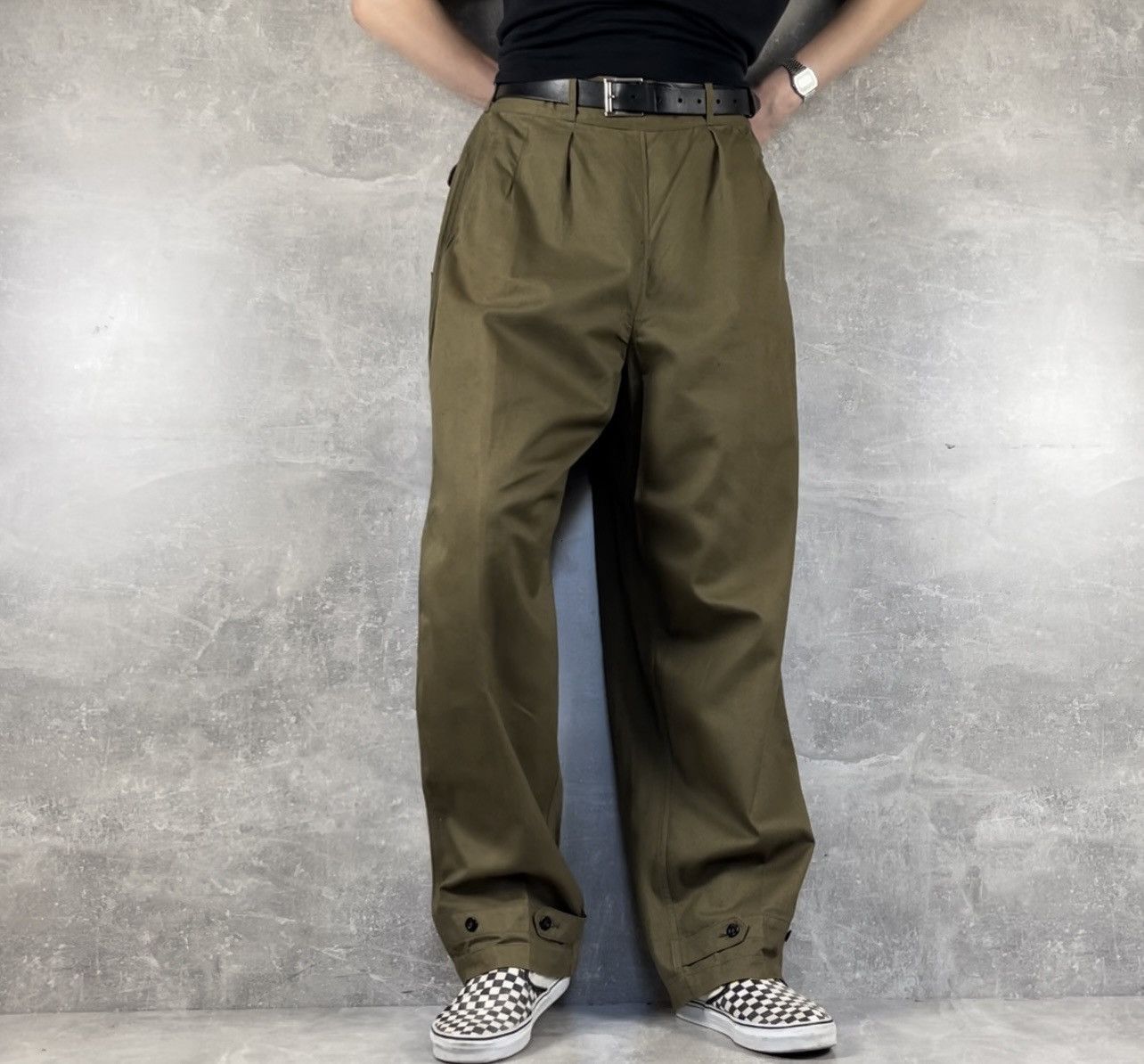 Other Vintage USSR Field Pants M39 Infantry Military Uniform Green Size US 36 / EU 52 - 5 Thumbnail