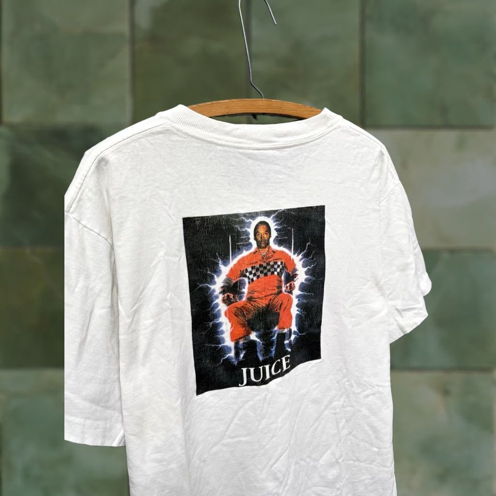 Vintage VINTAGE 90s OJ Simpson Trial Juice Is Loose Tee Shirt White Large Shirt Mens L 90s Size US L / EU 52-54 / 3 - 1 Thumbnail