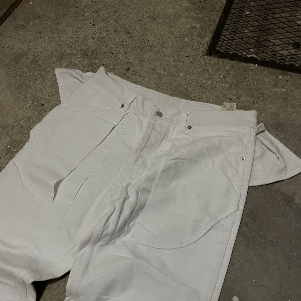 Helmut Lang Rare Helmut Lang „inside out“ runway jeans Size US 34 / EU 50 - 2 Thumbnail