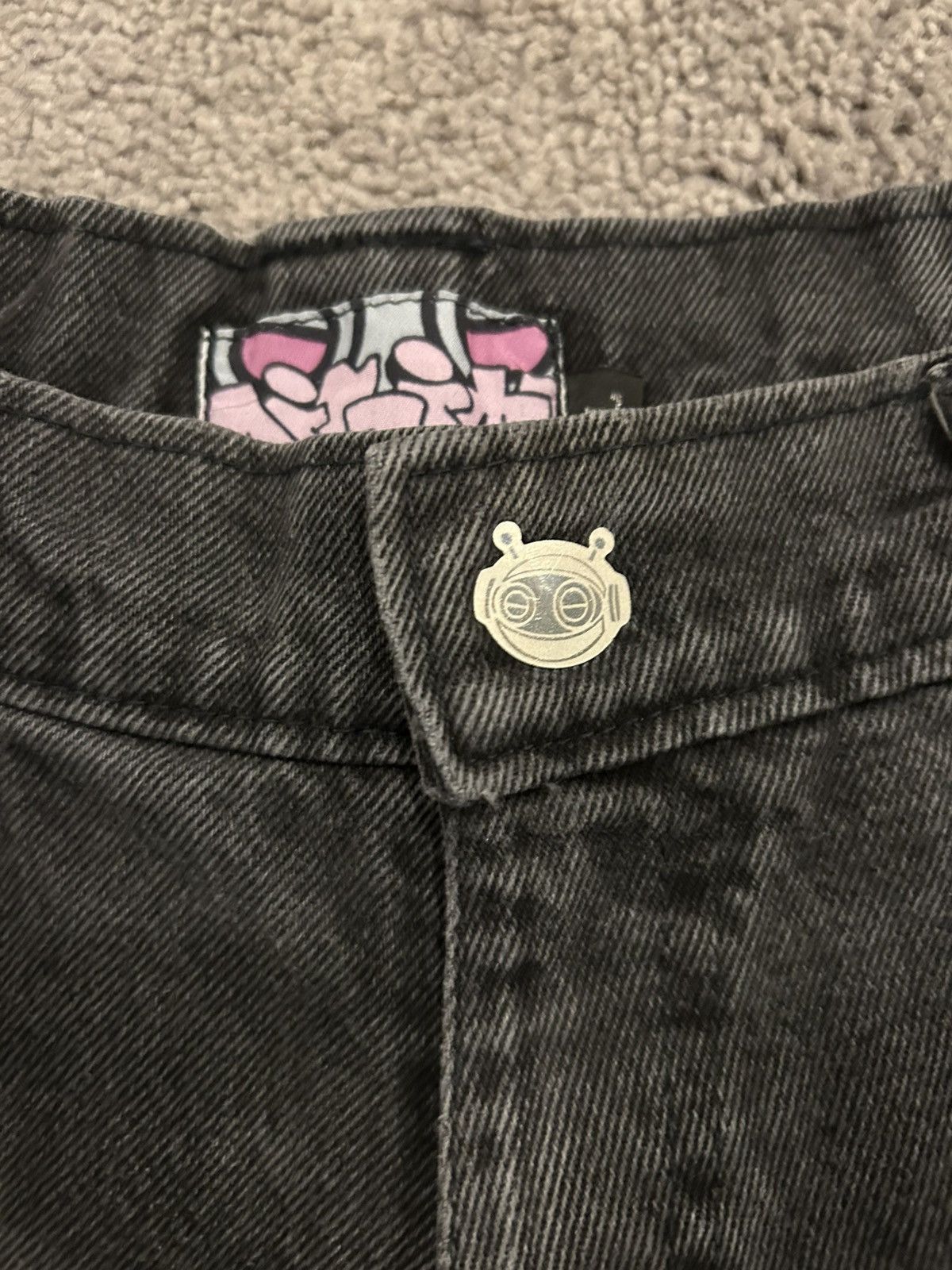 JNCO DIGITS Y2K Size 34 Back Pocket Embroidered Jeans JNCO Like Size US 34 / EU 50 - 5 Thumbnail