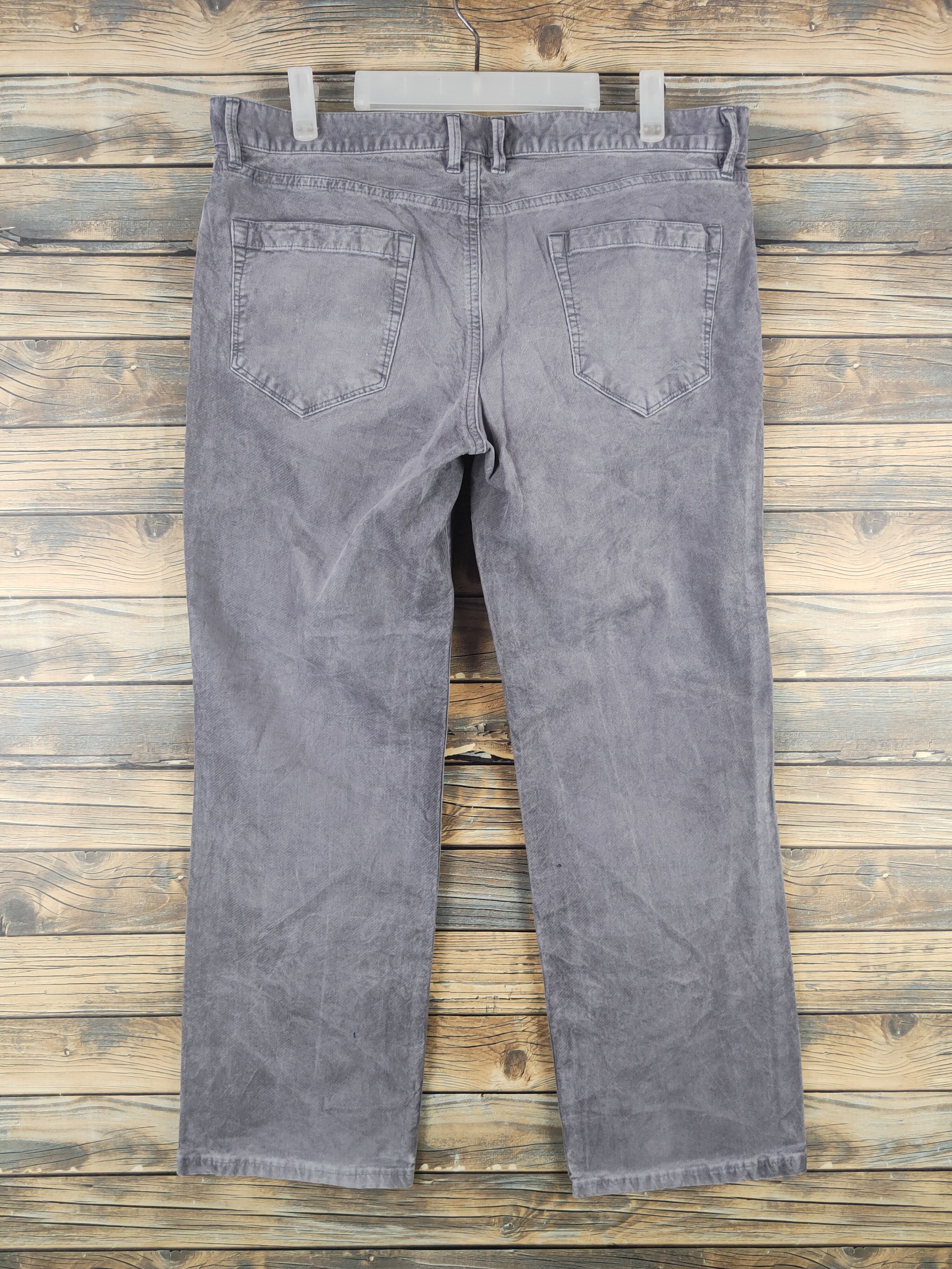 Japanese Brand DL Uniqlo Gray Multipocket Casual Pants #46-278T Size US 35 - 7 Thumbnail