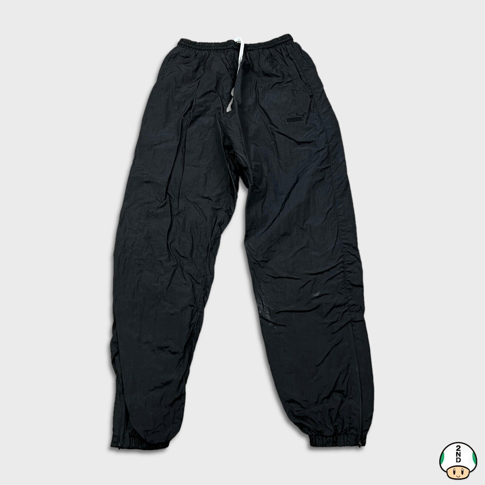 Puma × Vintage Vintage 90s Puma Track Mens XS Spell Out Taper Leg Jogger Size US 26 / EU 42 - 1 Thumbnail
