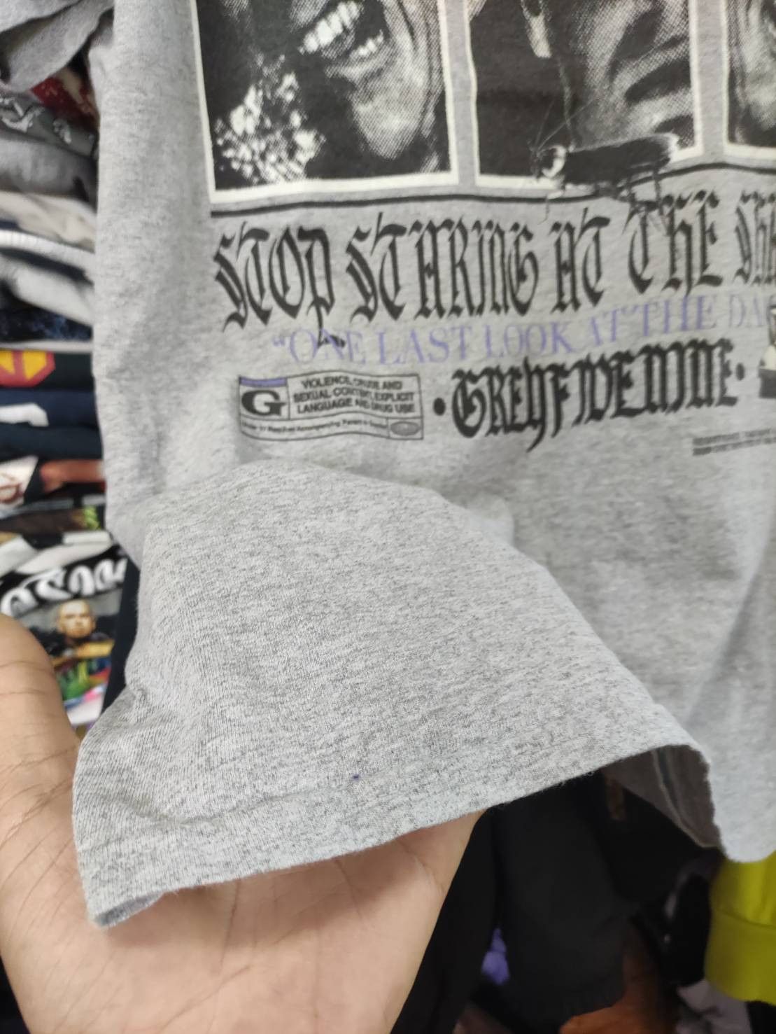 Fuck The Population × G59 Records $uicideboy$ " One Last Look At The Damage " Single Promo Size US XL / EU 56 / 4 - 8 Thumbnail