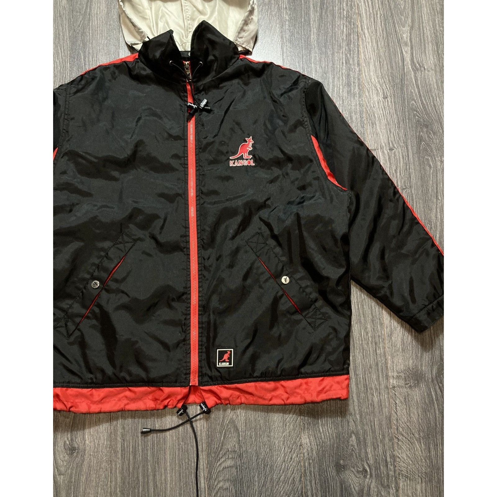 Kangol × Vintage 90s Vintage Kangol Nylon Jacket Size US L / EU 52-54 / 3 - 2 Thumbnail