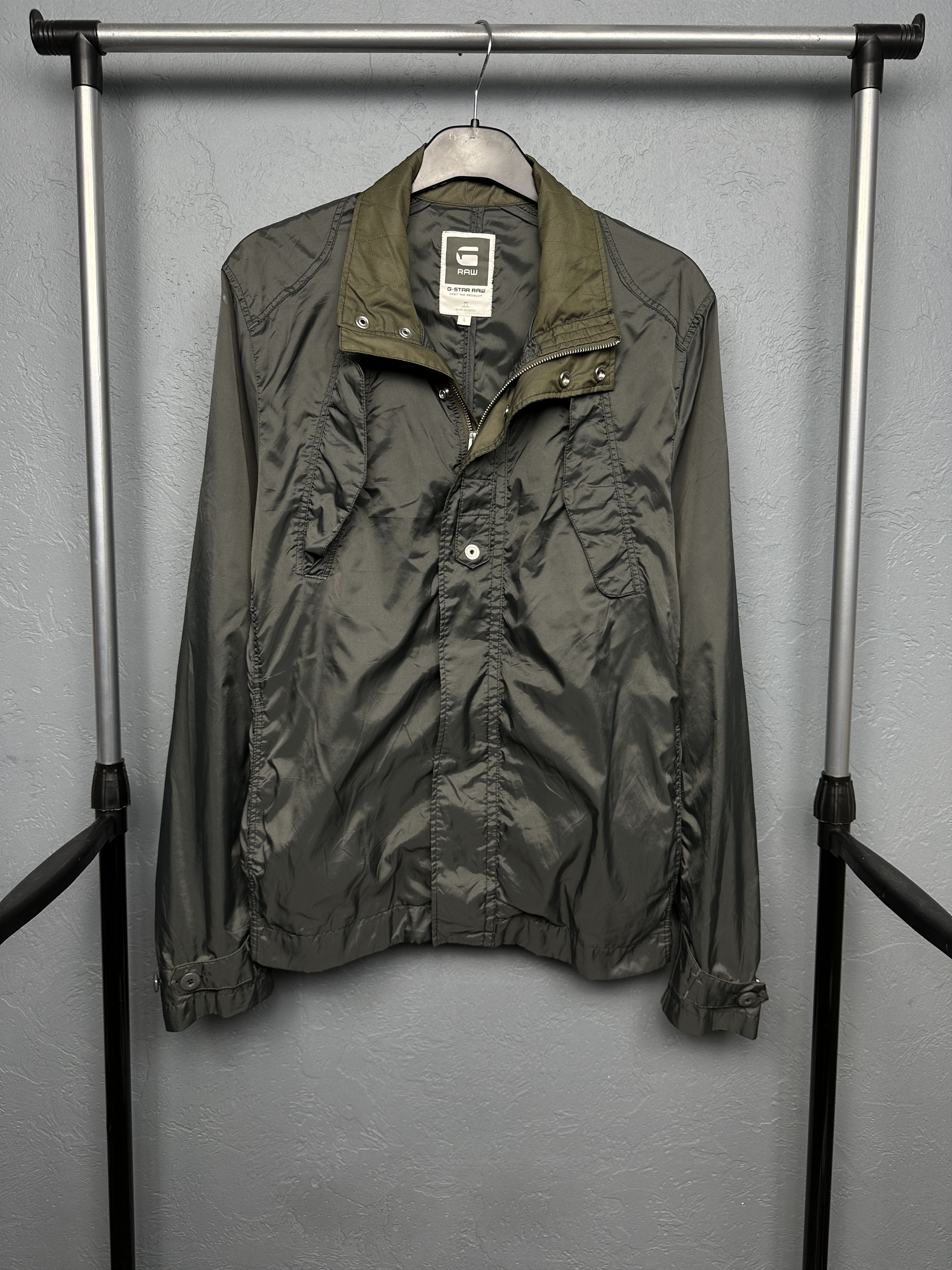 G-Star G Star Raw Benin Myrow Overshirt Nylon Mens Jacket Size US L / EU 52-54 / 3 - 1 Thumbnail