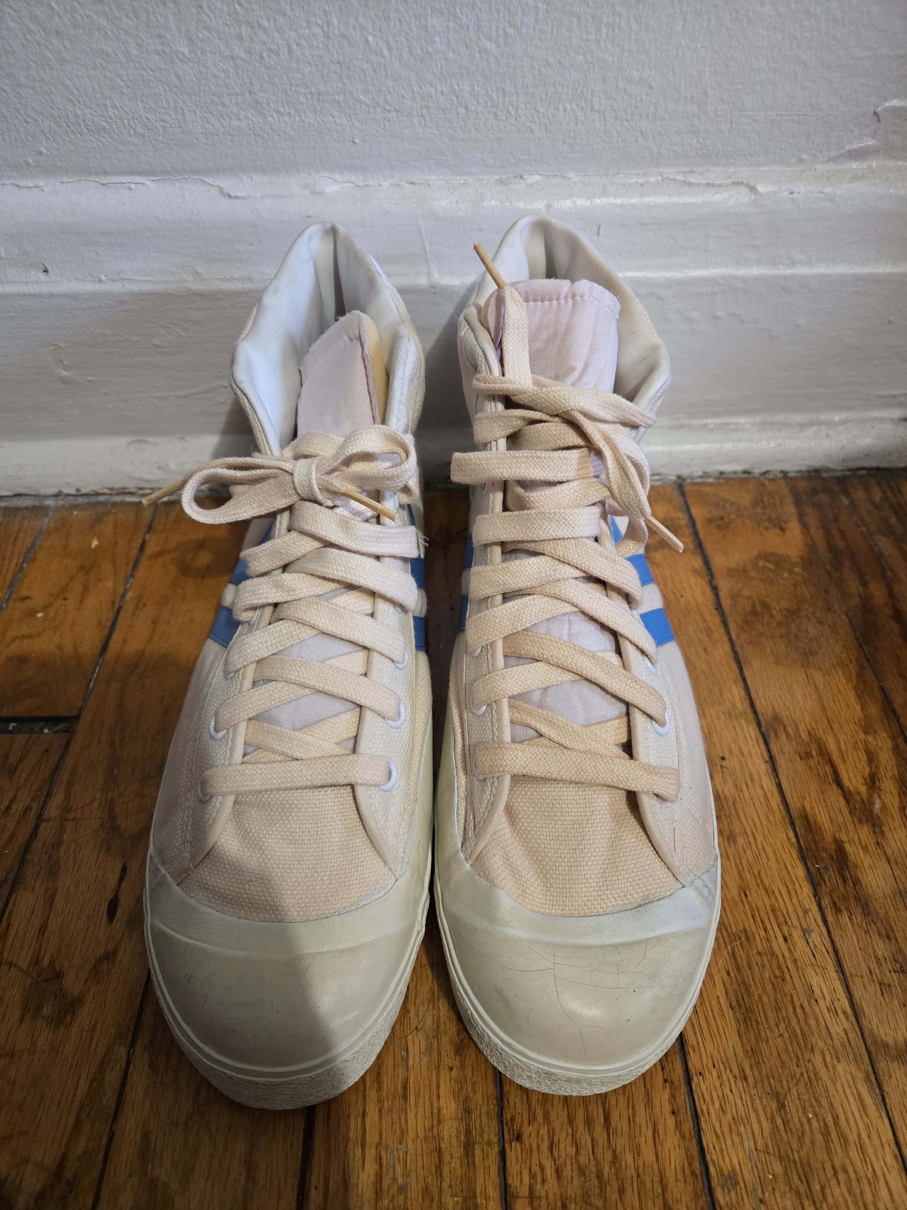 Gola vtg 70s Gola US11 Canvas Basketball Hi Top Vulcanized Shoes Size US 11 / EU 44 - 3 Thumbnail