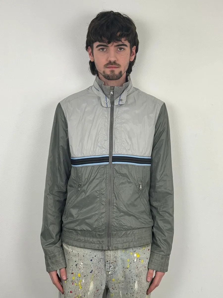 Dolce & Gabbana 2000s Dolce & Gabbana Grey & Green Windbreaker Jacket Size US M / EU 48-50 / 2 - 2 Thumbnail