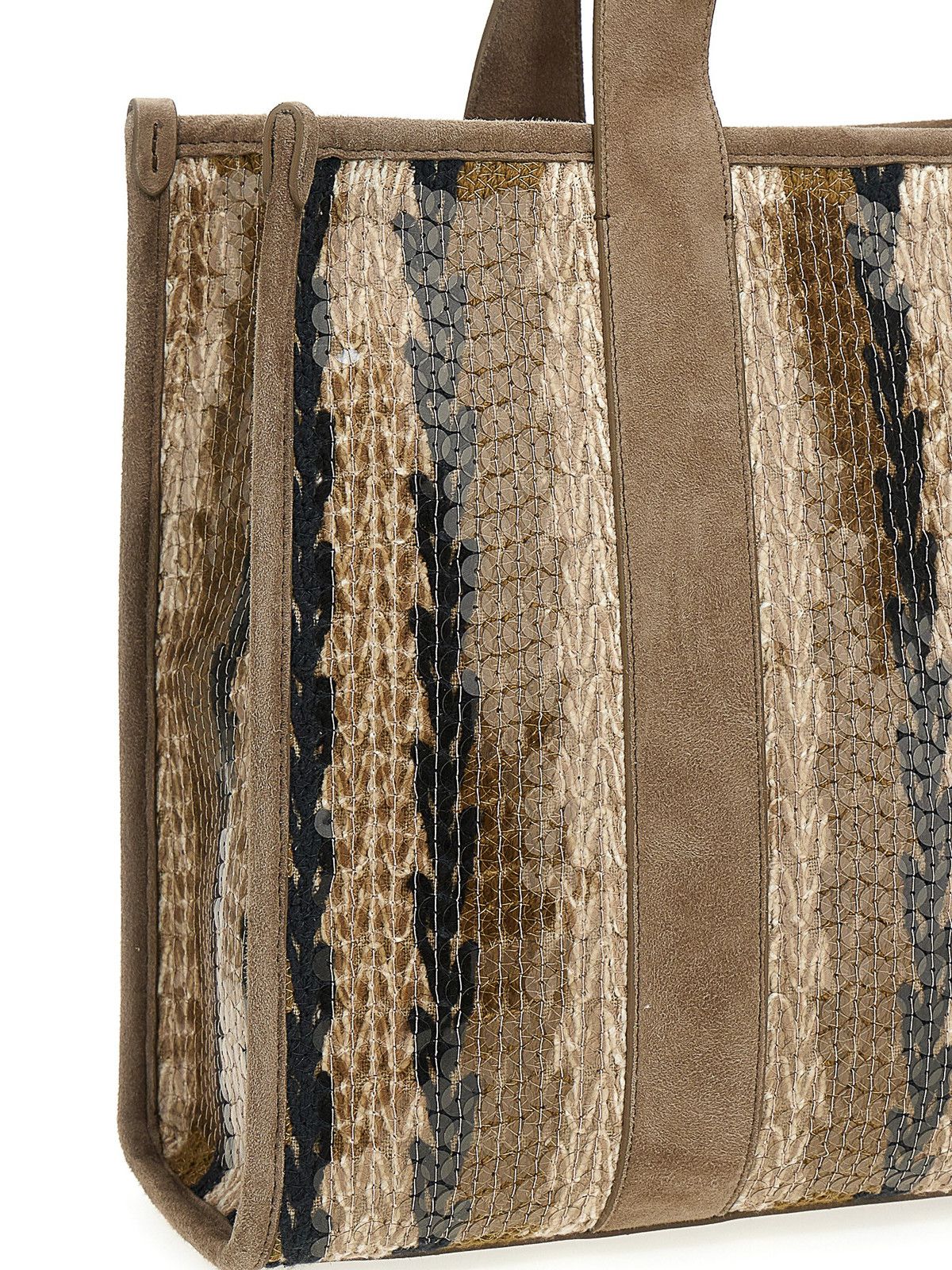 Brunello Cucinelli o1y0725 Size : OS / Suede Handbag in Multicolor Size ONE SIZE - 3 Thumbnail