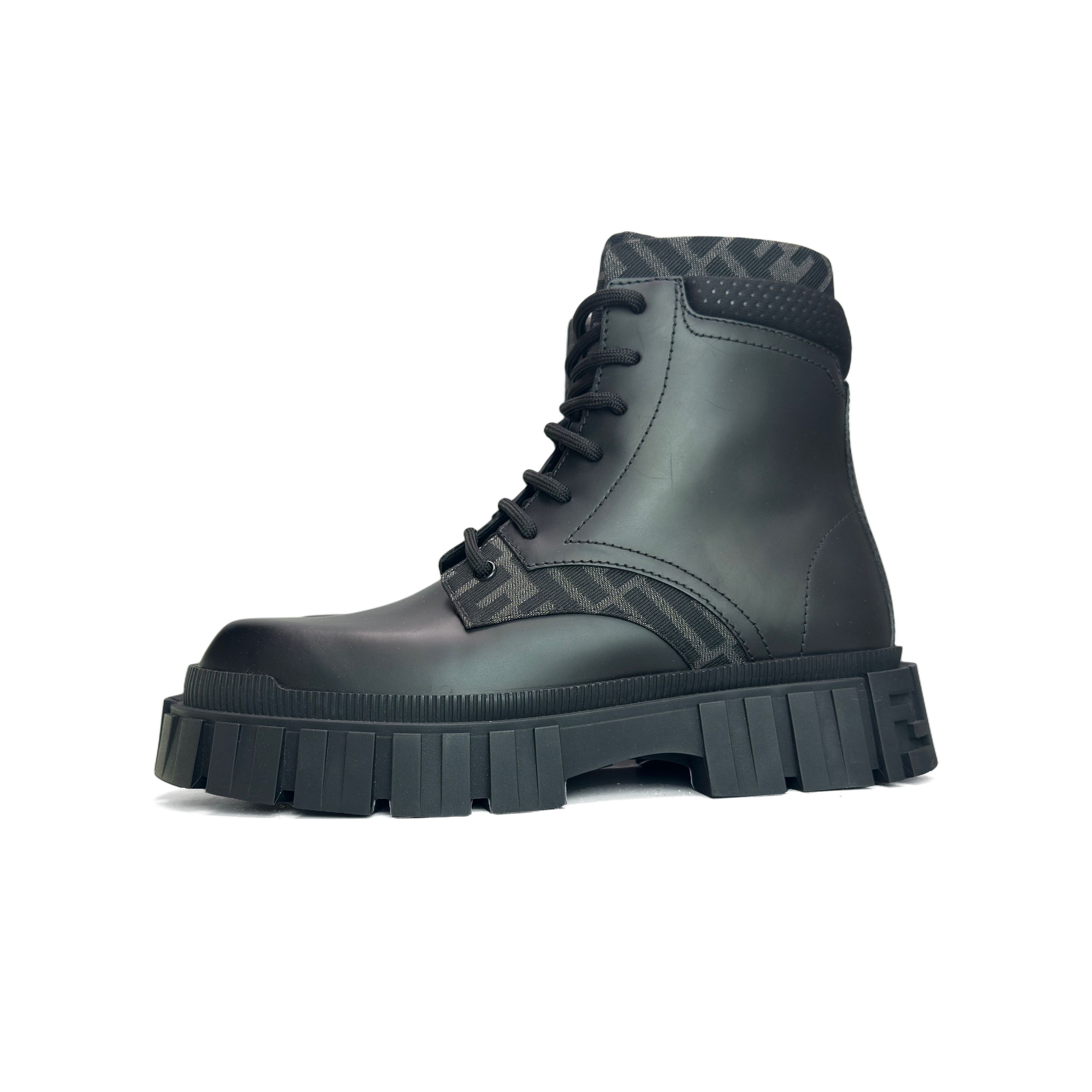 Fendi Fendi Force FF Logo Lace-Up Boots Size 7 Size US 7 / EU 40 - 1 Thumbnail