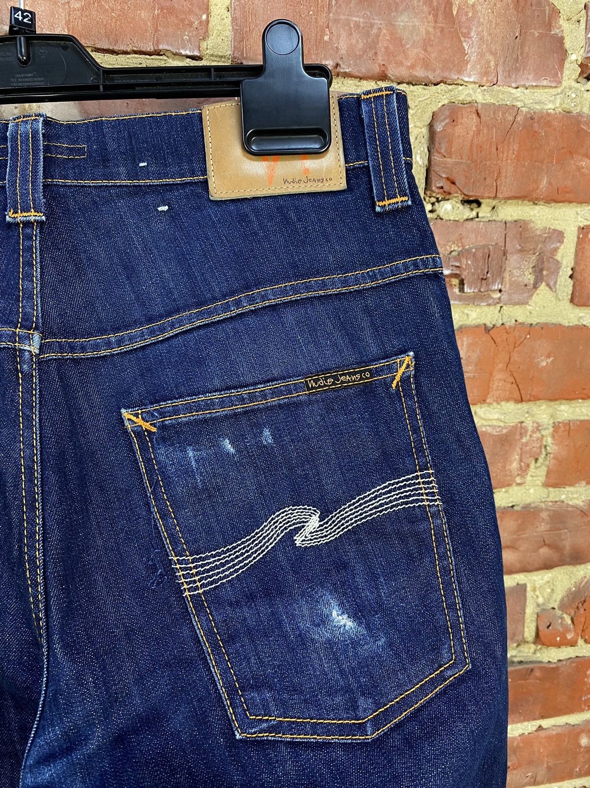 Nudie Jeans Nudie Thin Finn Organic Custom Jeans Size US 33 - 15 Thumbnail
