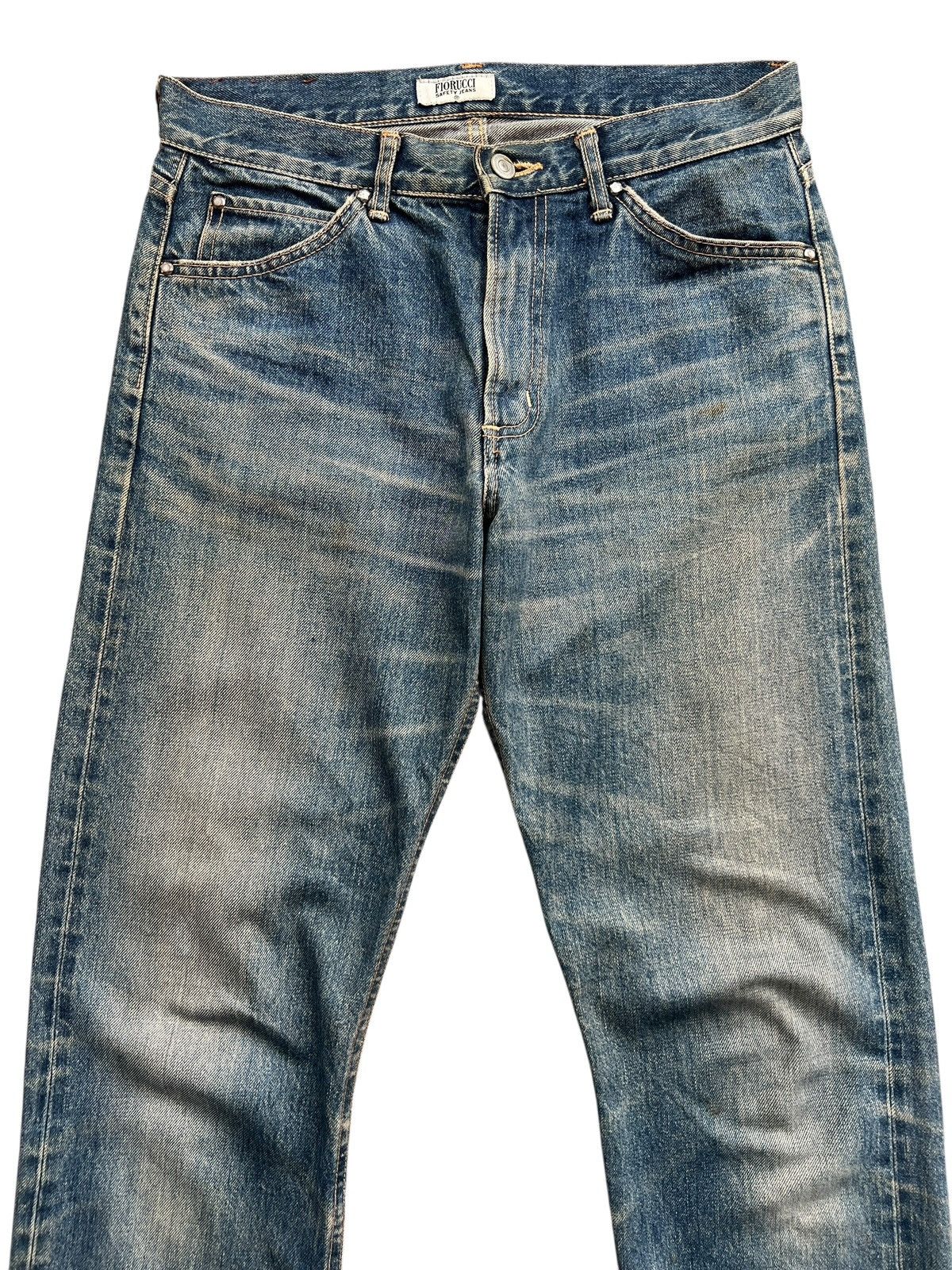 Fiorucci Vintage Fiorucci Distressed Selvedge Denim Jeans 31x32 Size US 31 - 4 Thumbnail