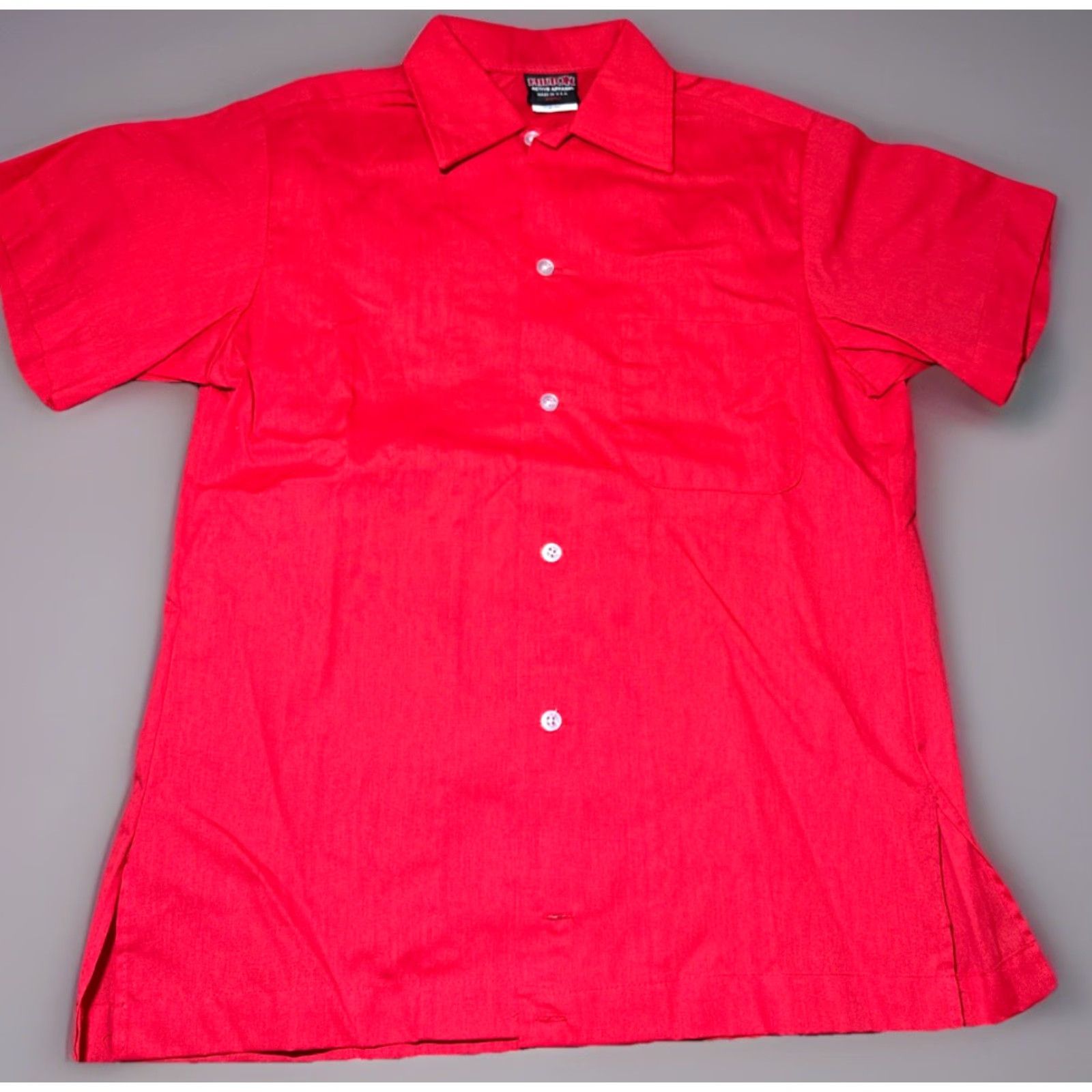 Vintage VTG Hilton Sugar Palm Ballroom Tampa FL Button-Up Bowling Style Shirt S Red Mens Short Sleeve Small Size US S / EU 44-46 / 1 - 2 Thumbnail