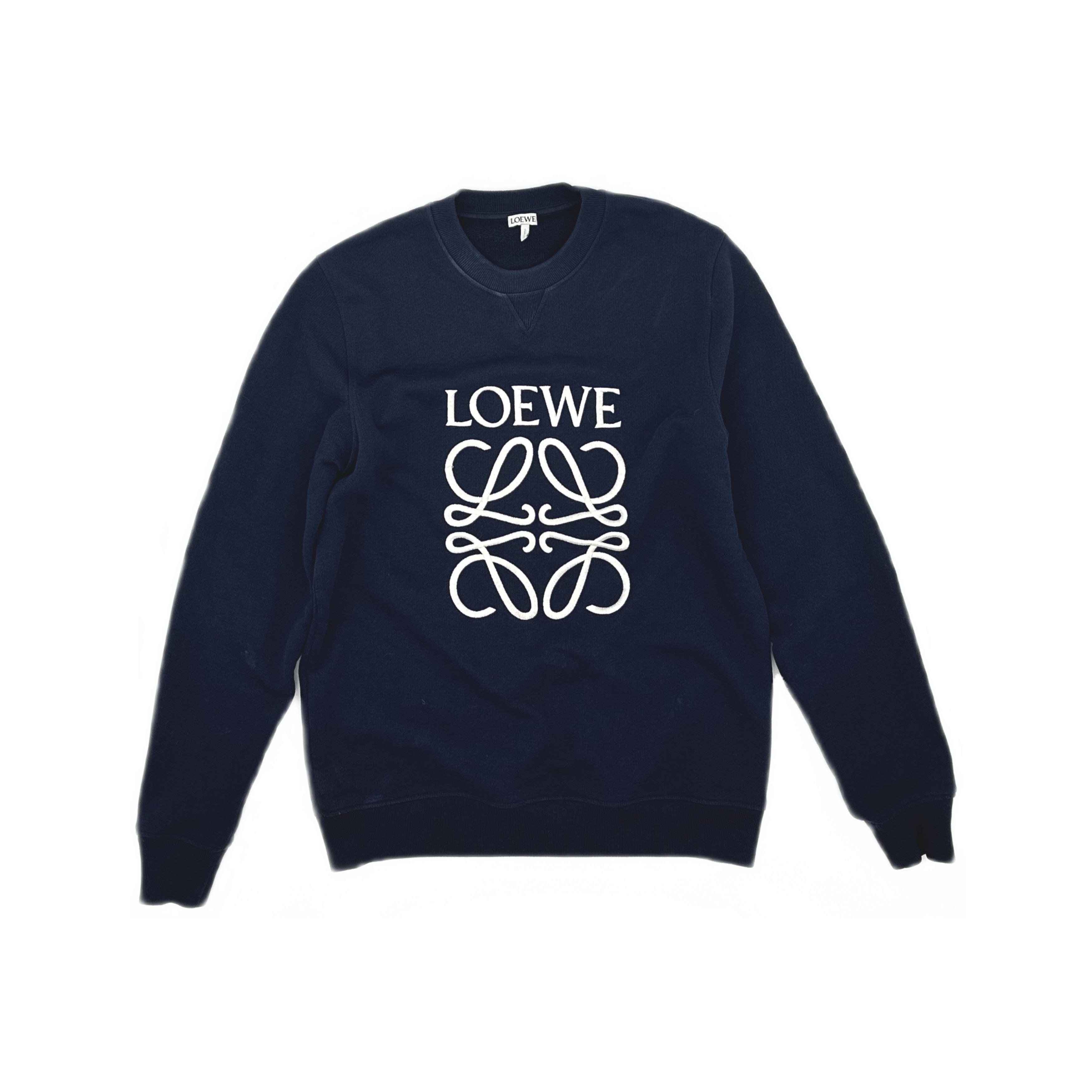 Loewe Loewe Anagram Logo Sweatshirt Navy Size M Size US M / EU 48-50 / 2 - 1 Thumbnail