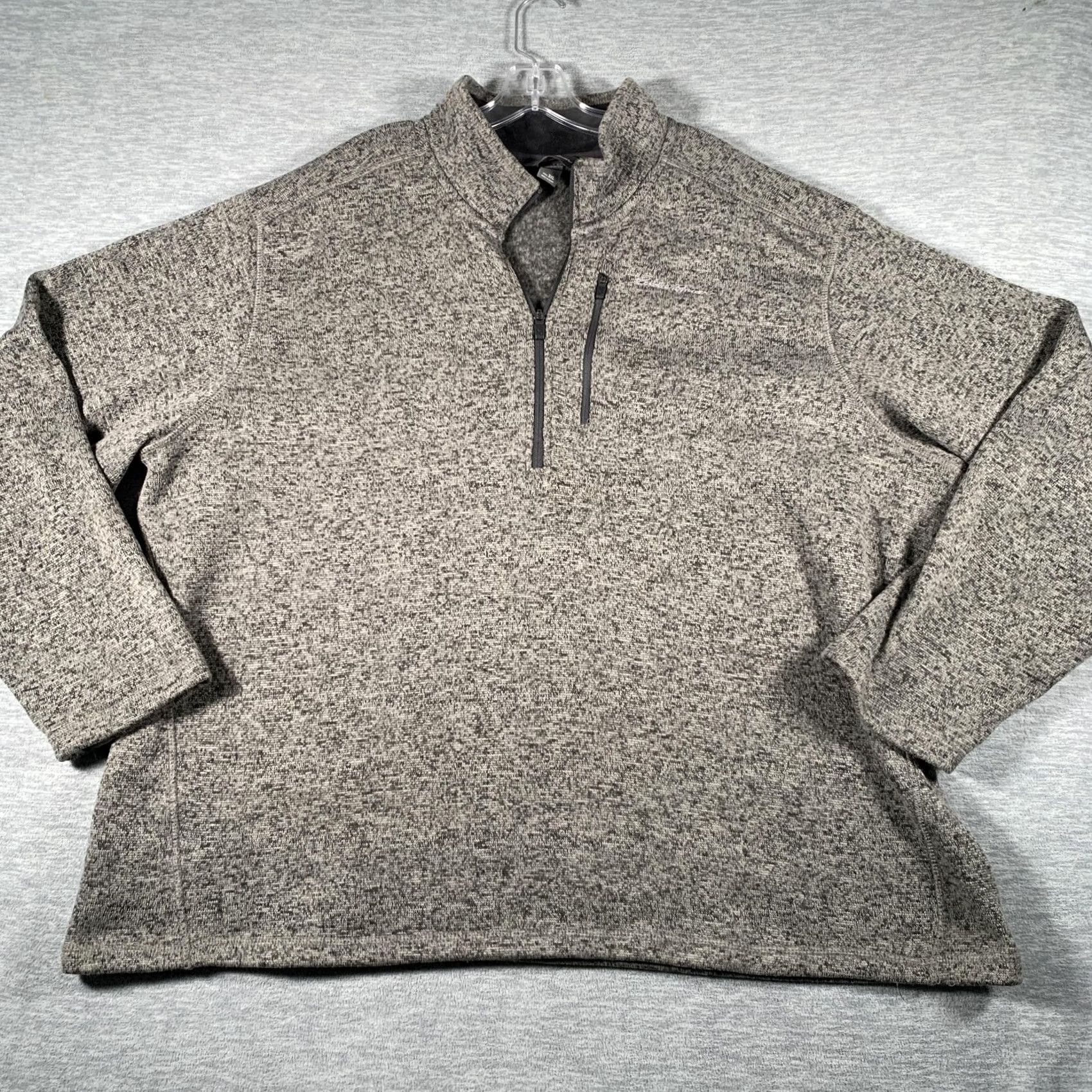 Eddie Bauer Eddie Bauer Sweatshirt Mens 3XL Gray 1/4 Zip Fleece Pullover Mock Neck Pockets Size US XXL / EU 58 / 5 - 2 Thumbnail
