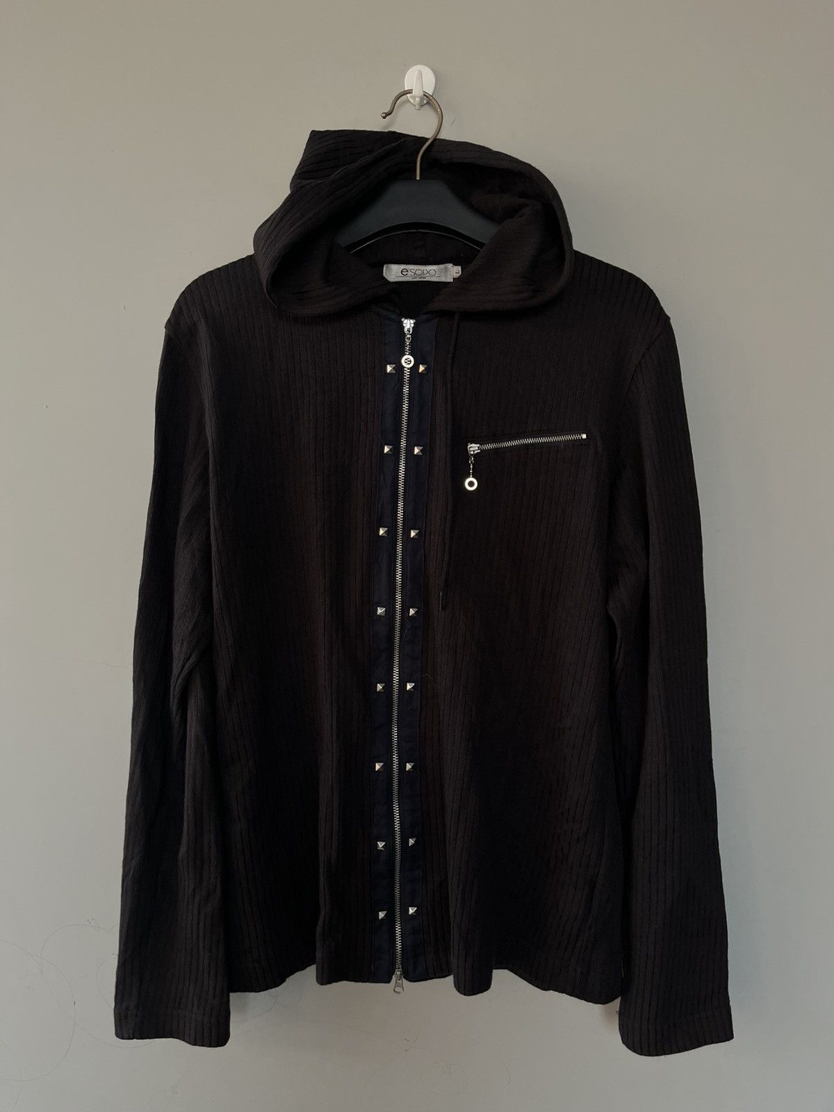 Isamu Katayama Backlash JAPANESE 2000’s E’SOPO STUDDED ZIPP HOODIE VKEI PUNK GOTHIC Size US L / EU 52-54 / 3 - 1 Thumbnail