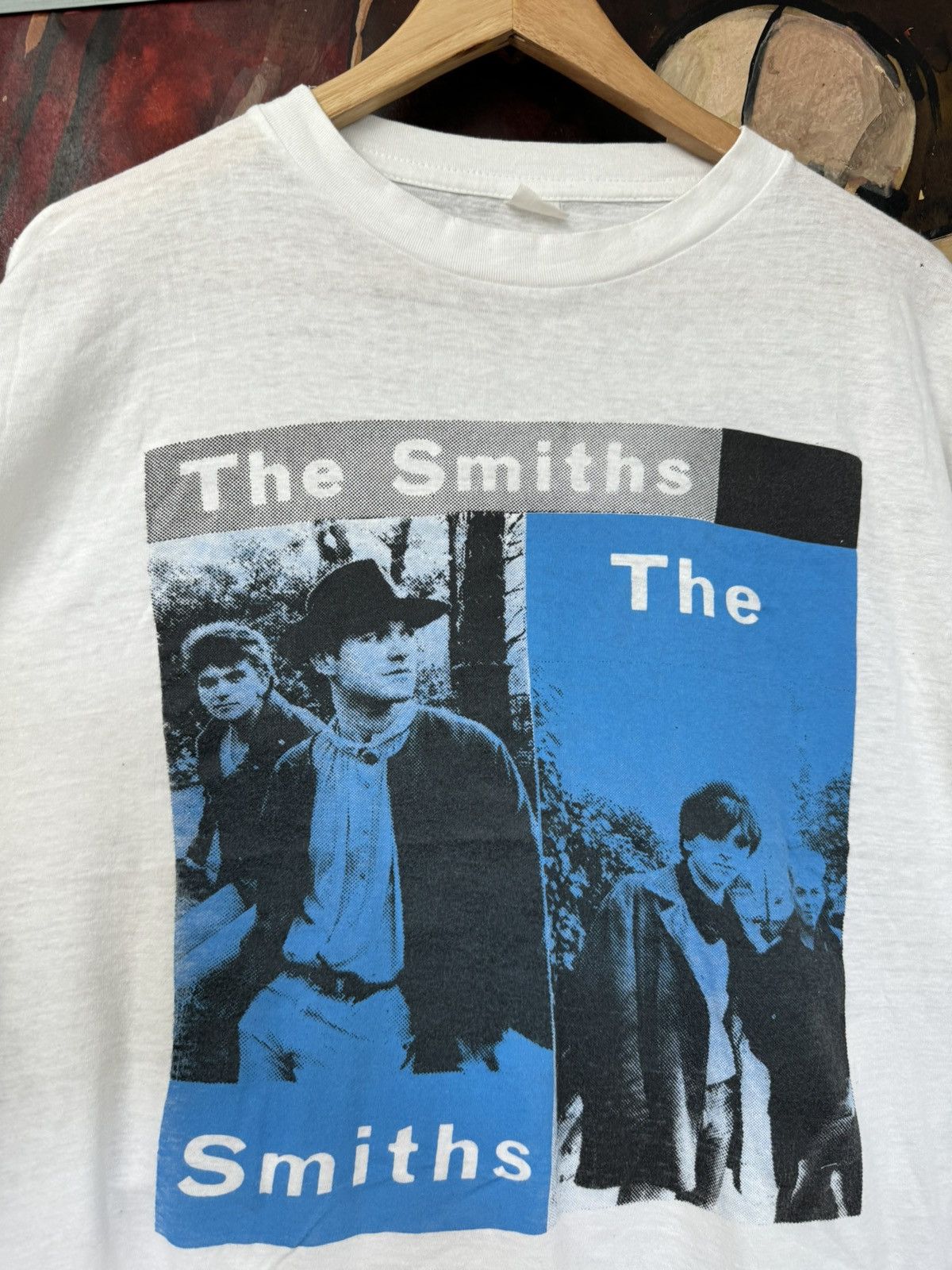 Band Tees Vintage 80s The Smiths Rock Band Tee Rare Print Archive Size US L / EU 52-54 / 3 - 2 Thumbnail