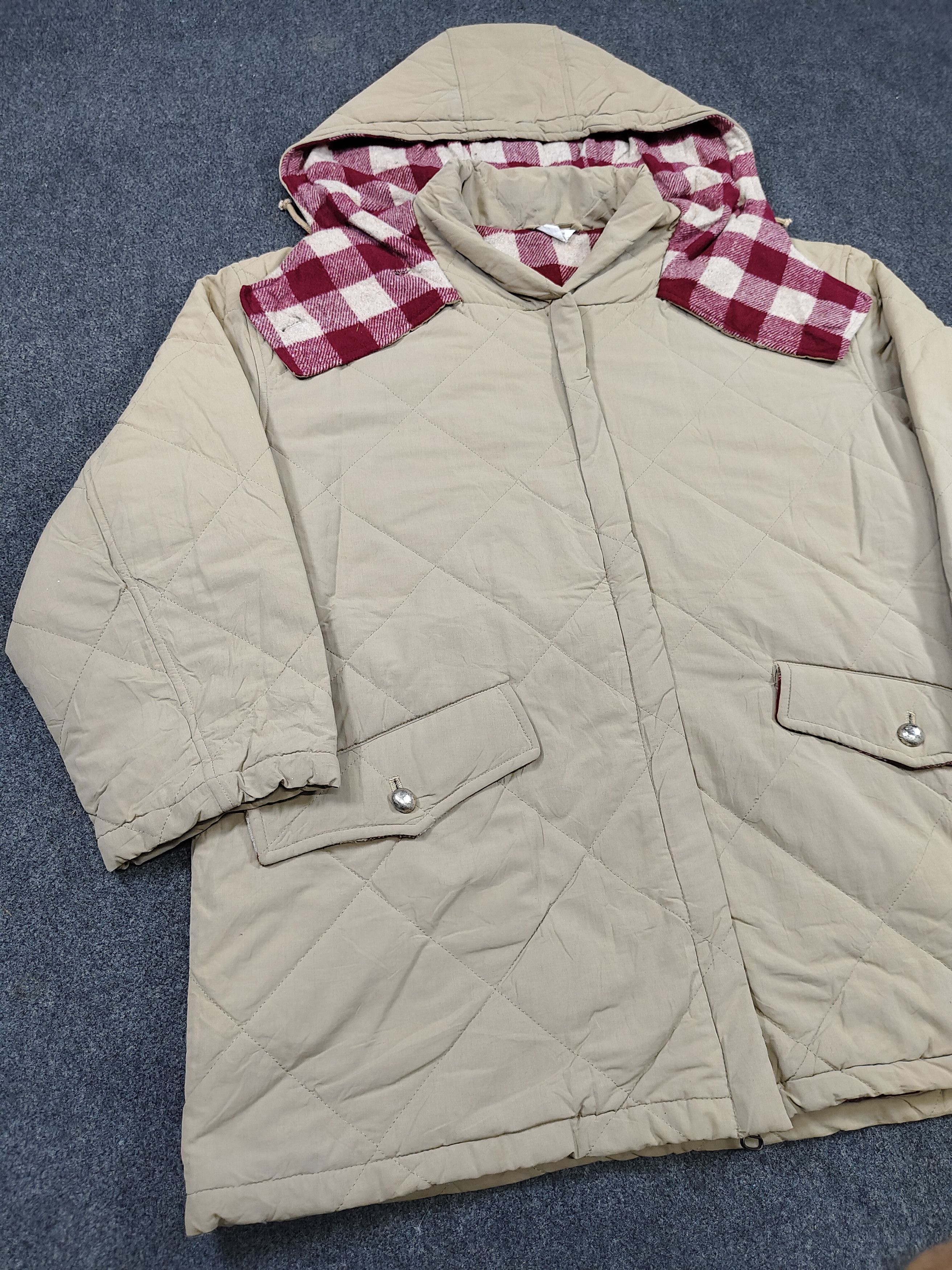 Emporio Armani 90s Emporio Armani- Giaccone Donna Quilted Hooded Jacket Size M / US 6-8 / IT 42-44 - 4 Thumbnail