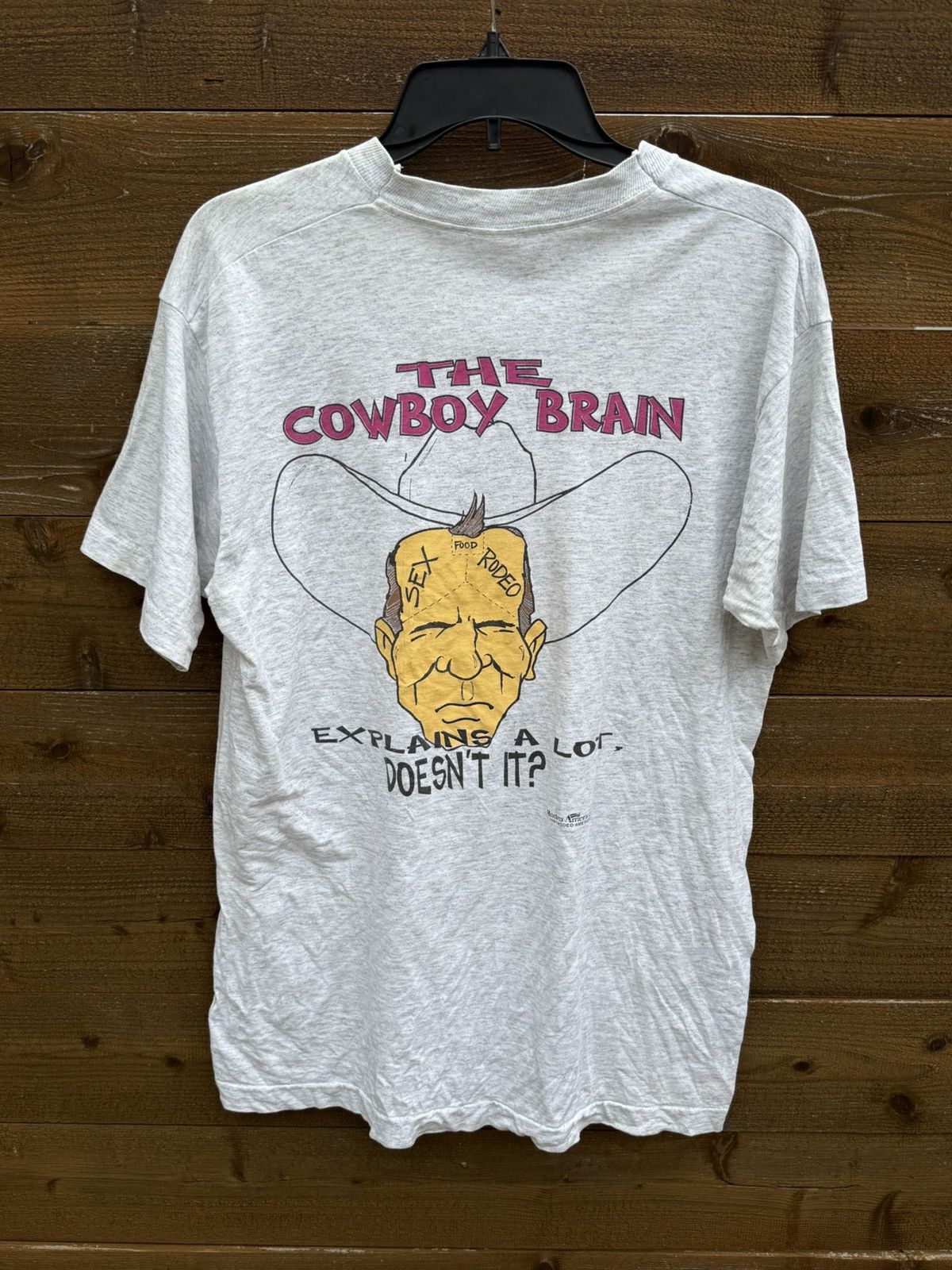 Vintage Vintage Rodeo Fool Tshirt Size US L / EU 52-54 / 3 - 6 Thumbnail