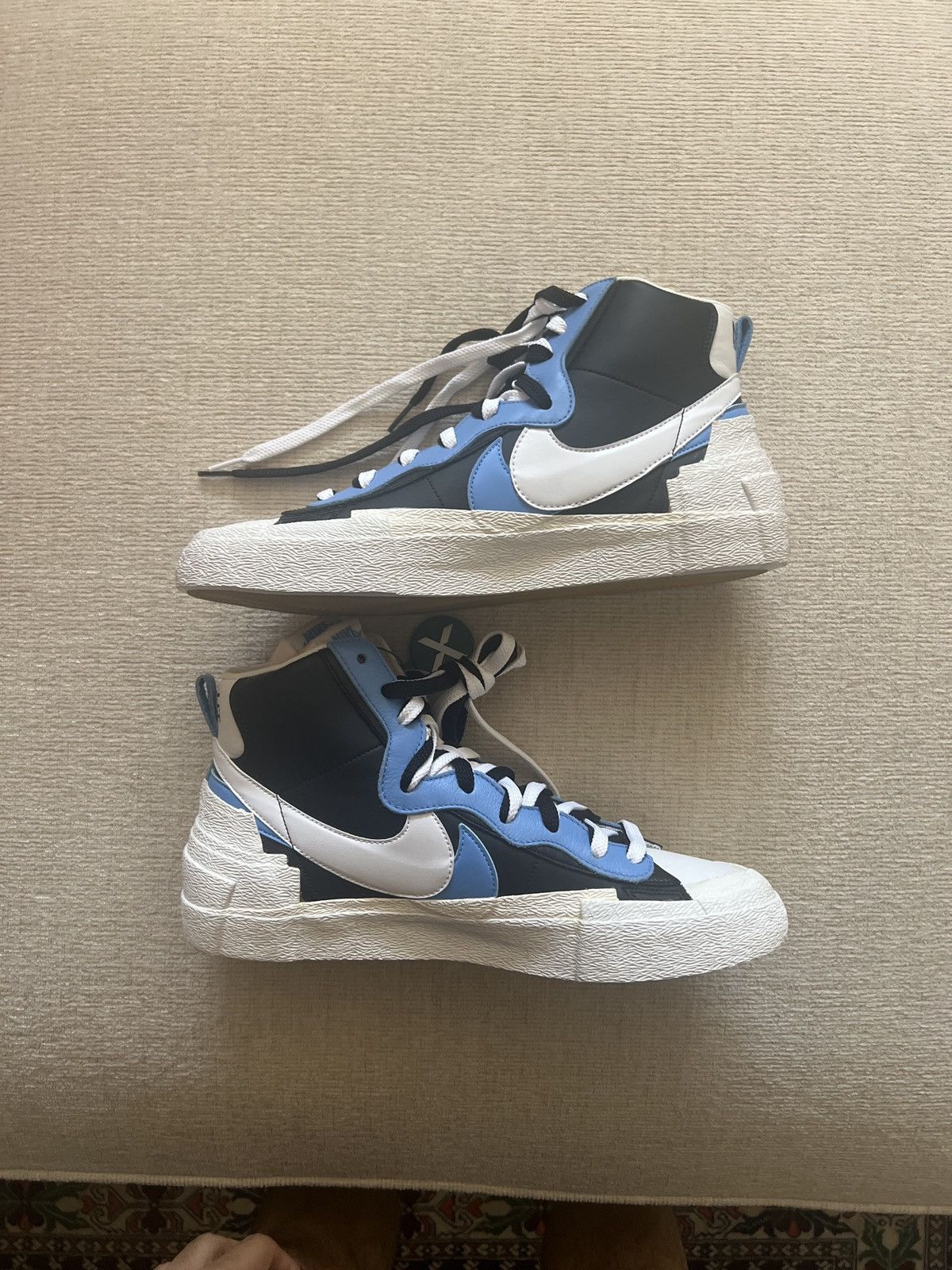 Nike × Sacai BRAND NEW Nike Sacai Blazer High top Blue Size 12 Size US 12 / EU 45 - 2 Thumbnail
