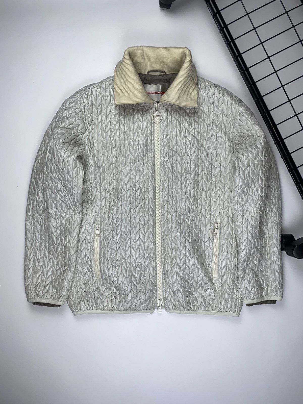 🚨 Prada vintage ski down jacket nylon coat woman recco riri