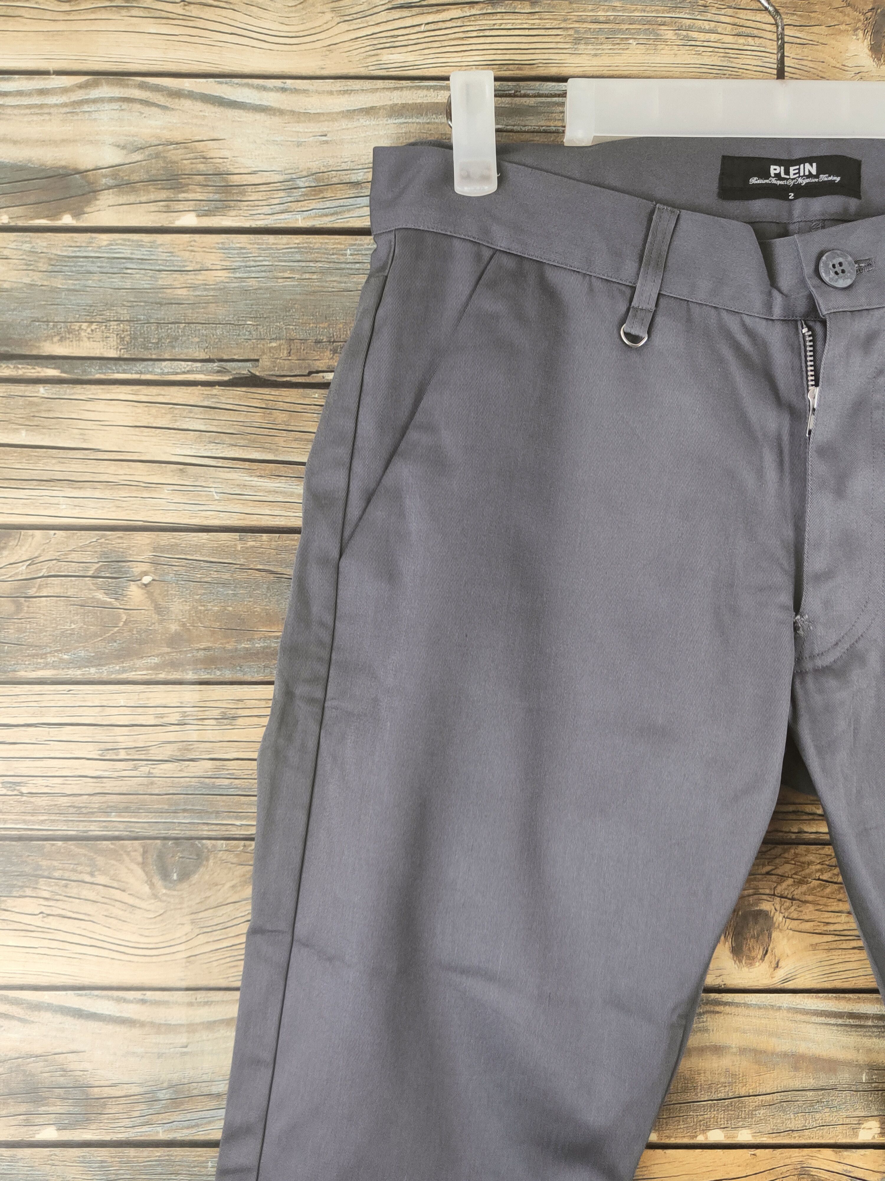Japanese Brand DL Plein Gray Multipocket Casual Pants #46-323 Size 30" / US 8 / IT 44 - 3 Thumbnail