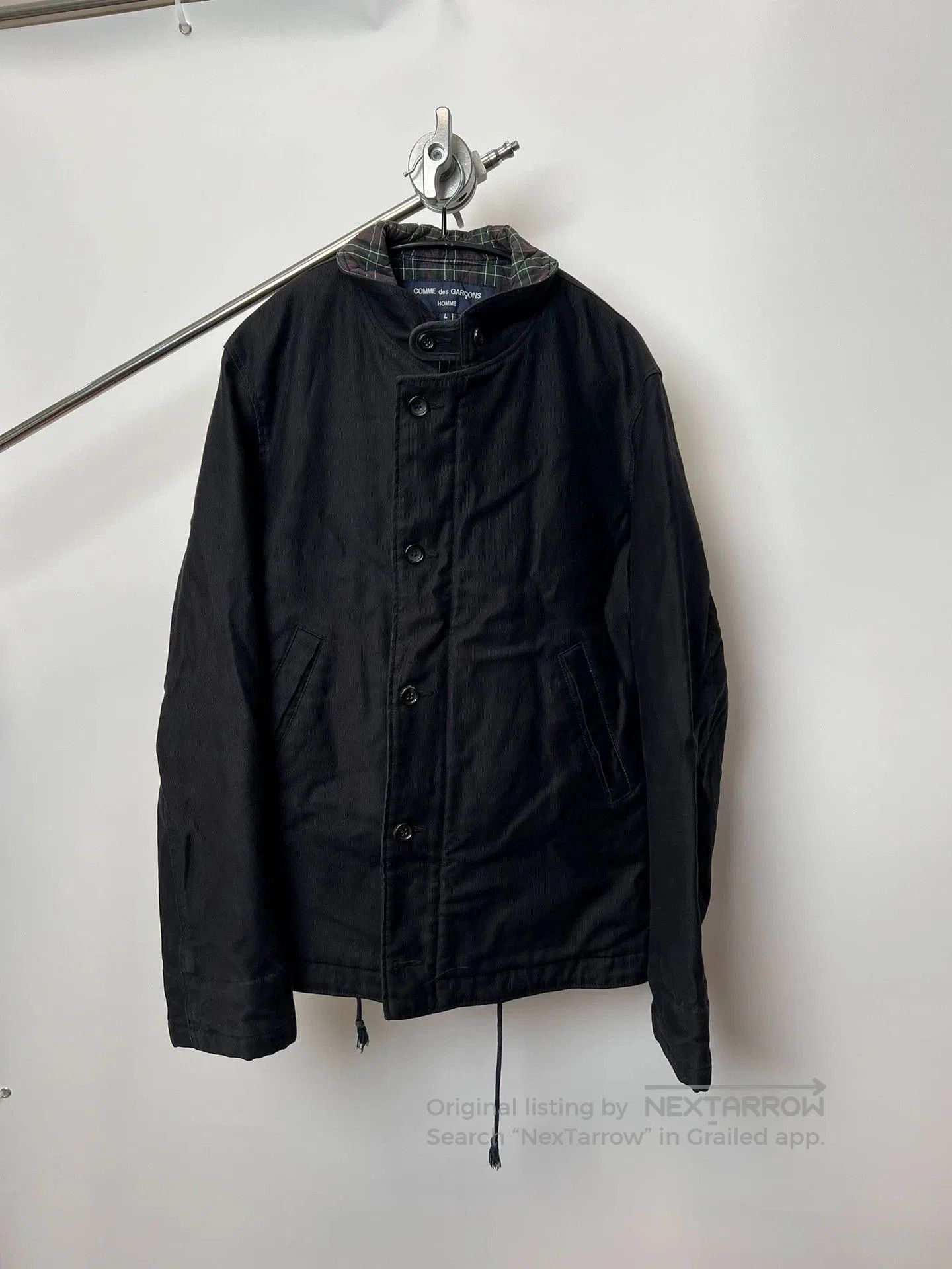 Comme des Garcons Black Light Jacket with Button Front and Pockets. Size US L / EU 52-54 / 3 - 2 Thumbnail