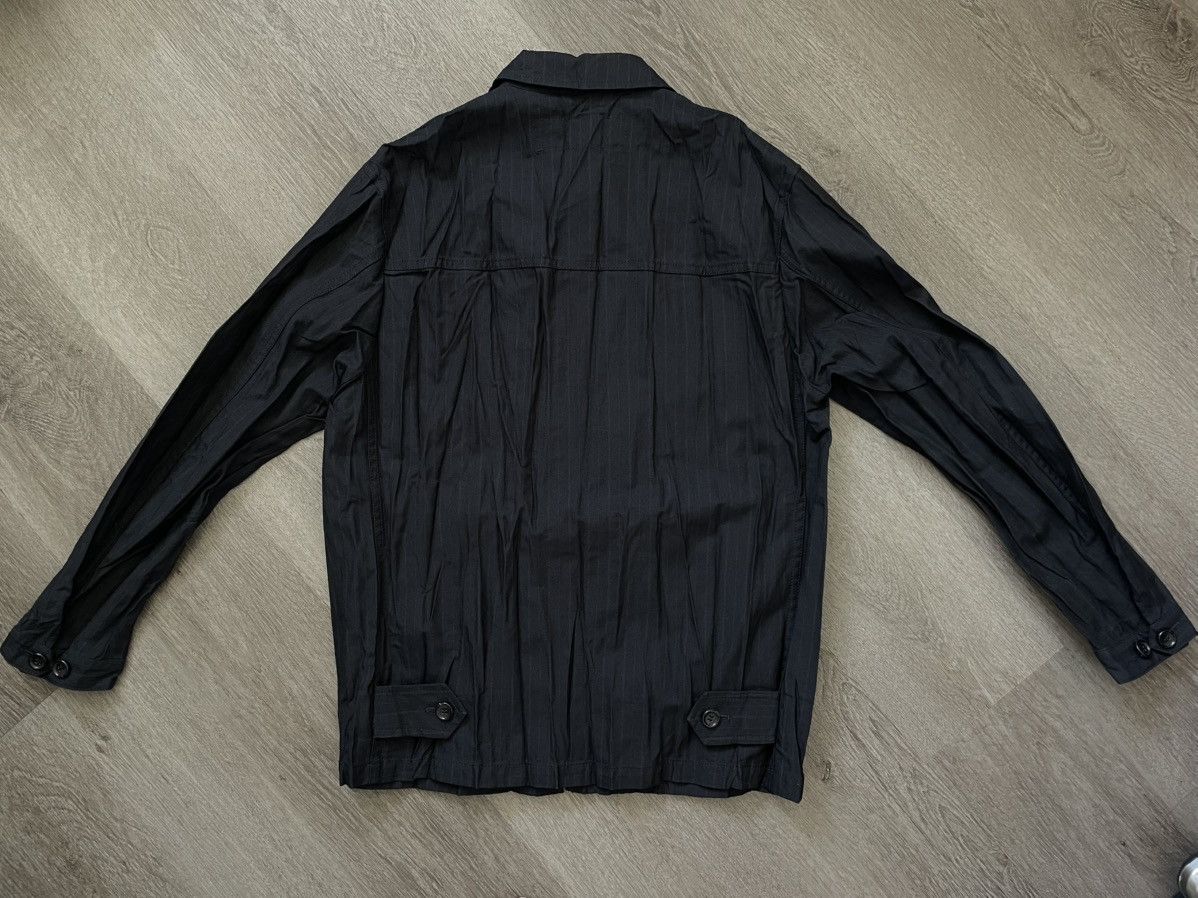 Comme des Garcons Homme AW11 Comme Des Garcons Homme Wrinkled-Process Stripe Jacket Size US XS / EU 42 / 0 - 4 Thumbnail