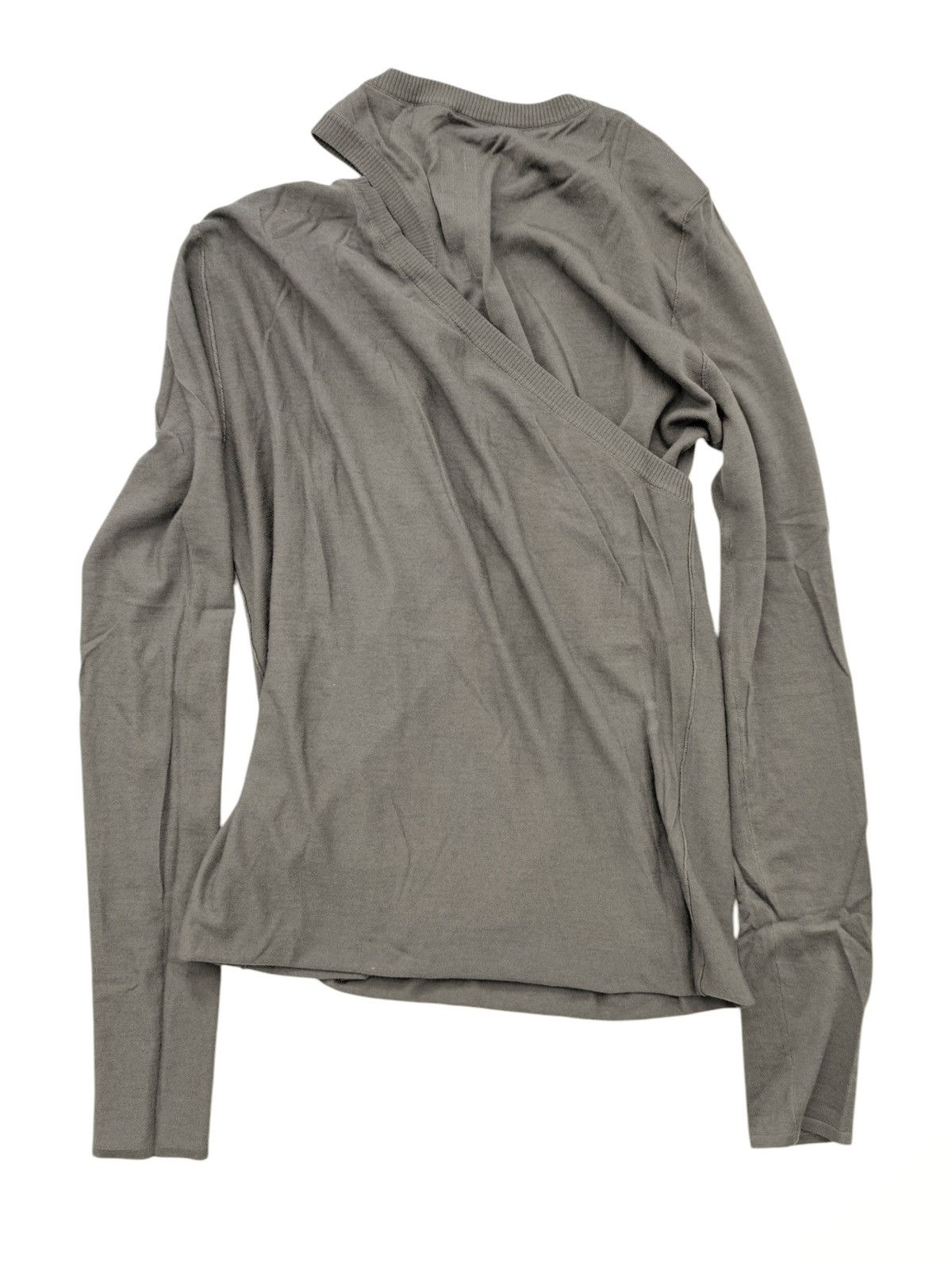 Rick Owens Virgin Wool Banana Knit Longsleeve Size US L / EU 52-54 / 3 - 2 Thumbnail