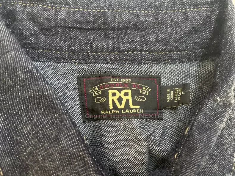 RRL Ralph Lauren RRL Ralph Lauren American vintage Americana khaki denim sh Size US S / EU 44-46 / 1 - 4 Thumbnail