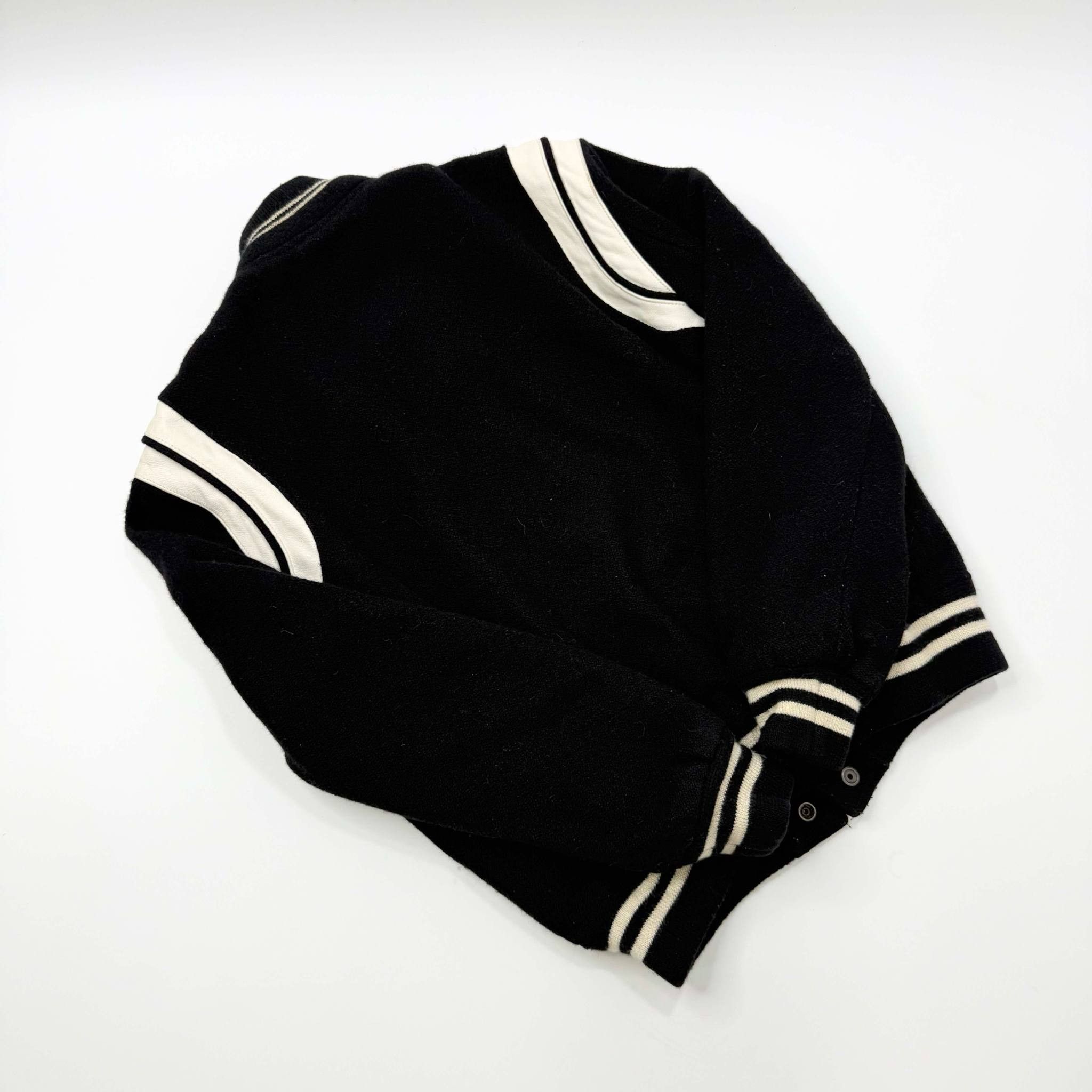 Hedi Slimane × Saint Laurent Paris SAINT LAURENT BLACK WOOL TEDDY JACKET - IT46 Size US S / EU 44-46 / 1 - 2 Thumbnail