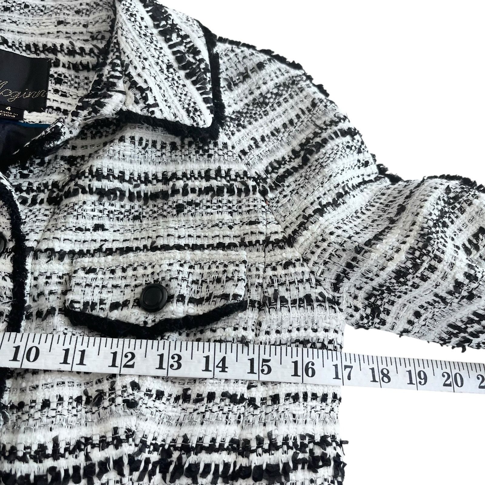 Anthropologie Mcginn Anthropologie Tweed Coat Jacket Overcoat Size S / US 4 / IT 40 - 9 Thumbnail