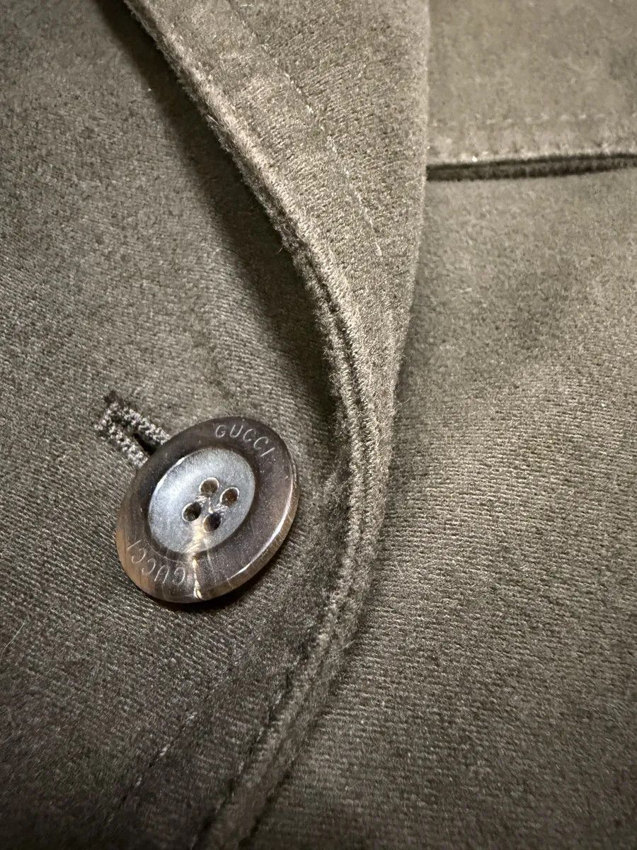Gucci 2000s Gucci Dark Green Peacoat Jacket Size US M / EU 48-50 / 2 - 10 Thumbnail