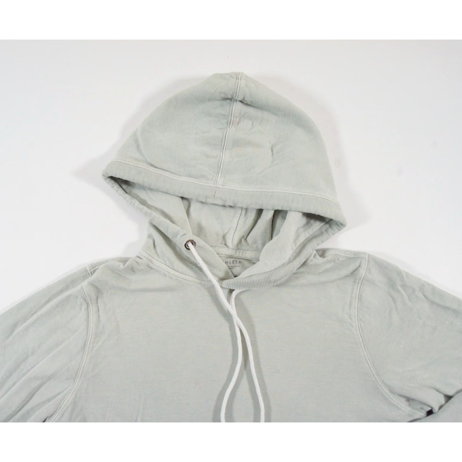Athleta VINTAGE Athleta Women's Hoodie Pullover Sweatshirt Casual Outdoors Small Green Lightweight Size S / US 4 / IT 40 - 2 Thumbnail