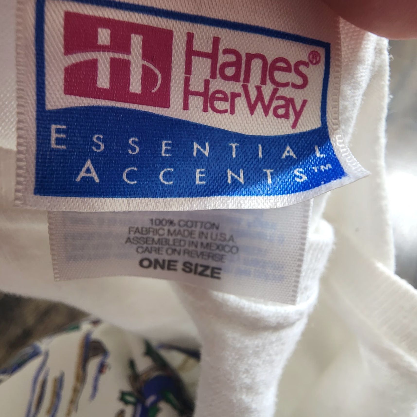 Hanes VINTAGE Hanes Womens Sleepshirt Shirt One Size White Crew Neck Short Sleeve Christmas Winter Night Pajamas Size ONE SIZE - 5 Thumbnail