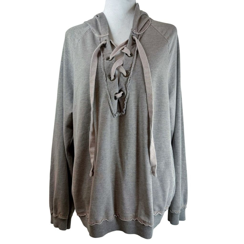 Other PROJECT SOCIAL T LA Women's Premium Purple Laced Hoodie L Size L / US 10 / IT 46 - 2 Thumbnail