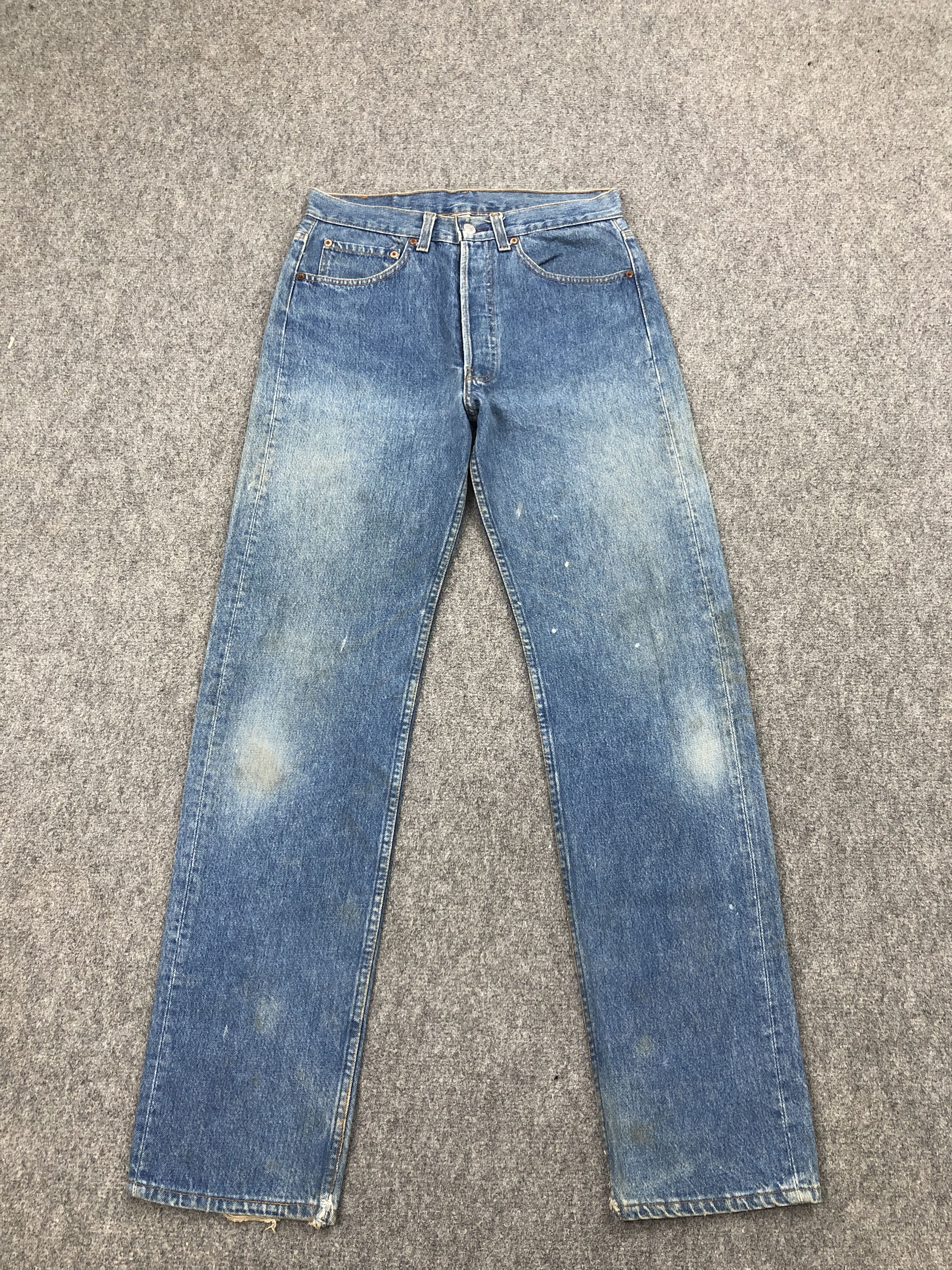 Levi's × Vintage Vintage 90s Levis 501 Light Blue Jeans Size US 29 - 1 Thumbnail