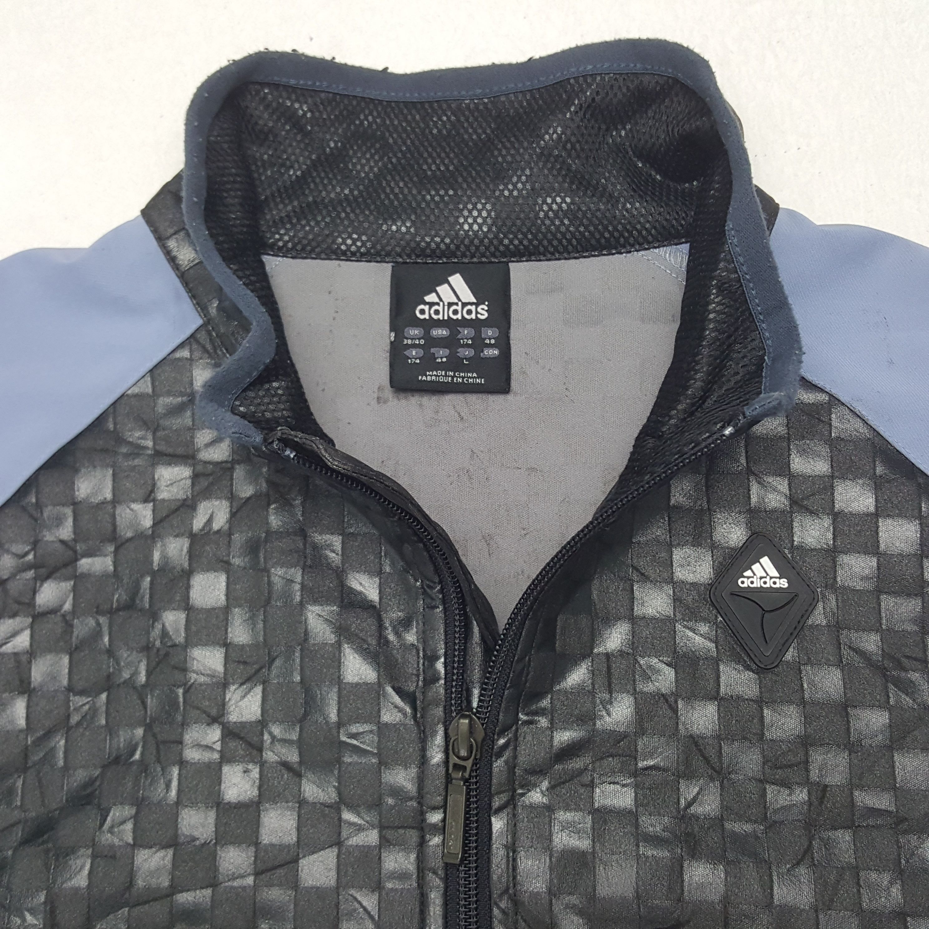 Adidas × Vintage Vintage Adidas x Custom Signature Yohji Windbreaker Jacket Size US L / EU 52-54 / 3 - 5 Thumbnail