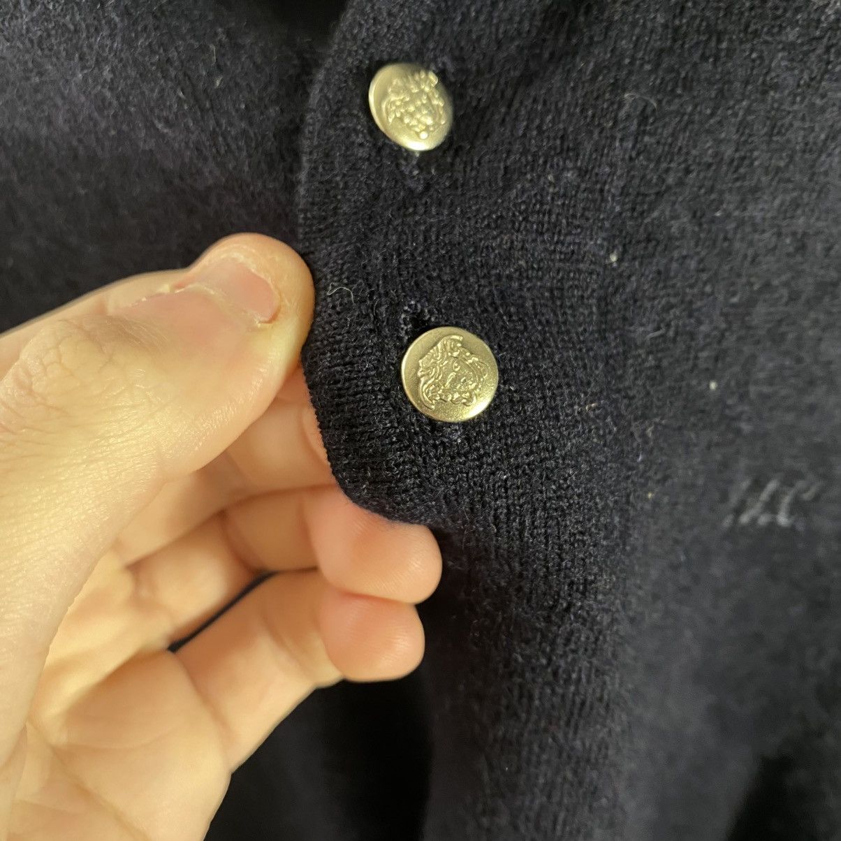 Versace Versace Vintage 1/3 sweater luxury Size US L / EU 52-54 / 3 - 7 Thumbnail