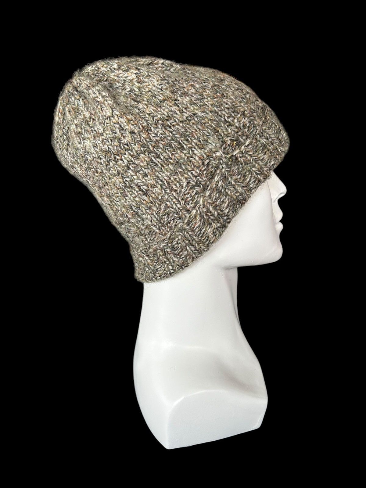 Japanese Brand × Kapital × Vintage Crochet knitted handmade Hairy Beanie Hats ☠️☠️ Size ONE SIZE - 3 Thumbnail