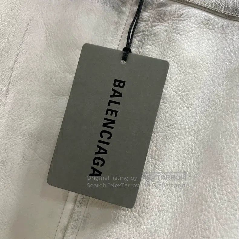 Balenciaga Balenciaga Distressed leather jacket Size US S / EU 44-46 / 1 - 3 Thumbnail