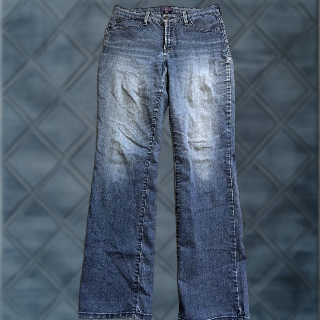 NYDJ NYDJ Jeans Straight Medium Wash Size 6 Not Your Daughters Size 28" / US 6 / IT 42 - 1 Thumbnail