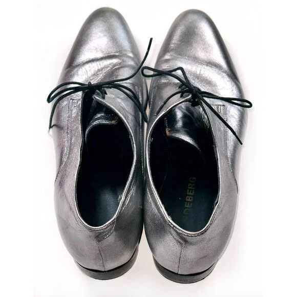 J.Lindeberg J. Lindberg Silver Dress Shoes Size US 10 / EU 43 - 2 Thumbnail