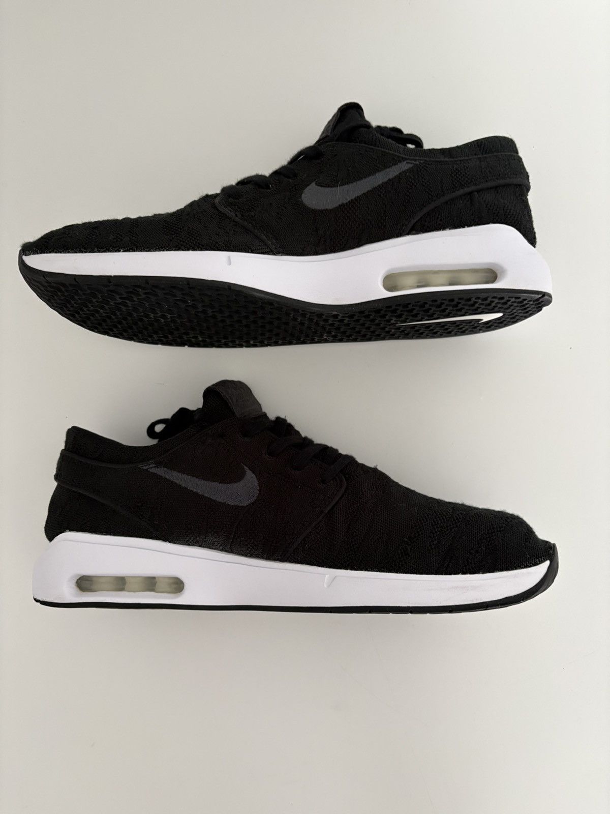 Nike Nike SB Stefan Janoski Max Black White Size US 11.5 / EU 44-45 - 3 Thumbnail